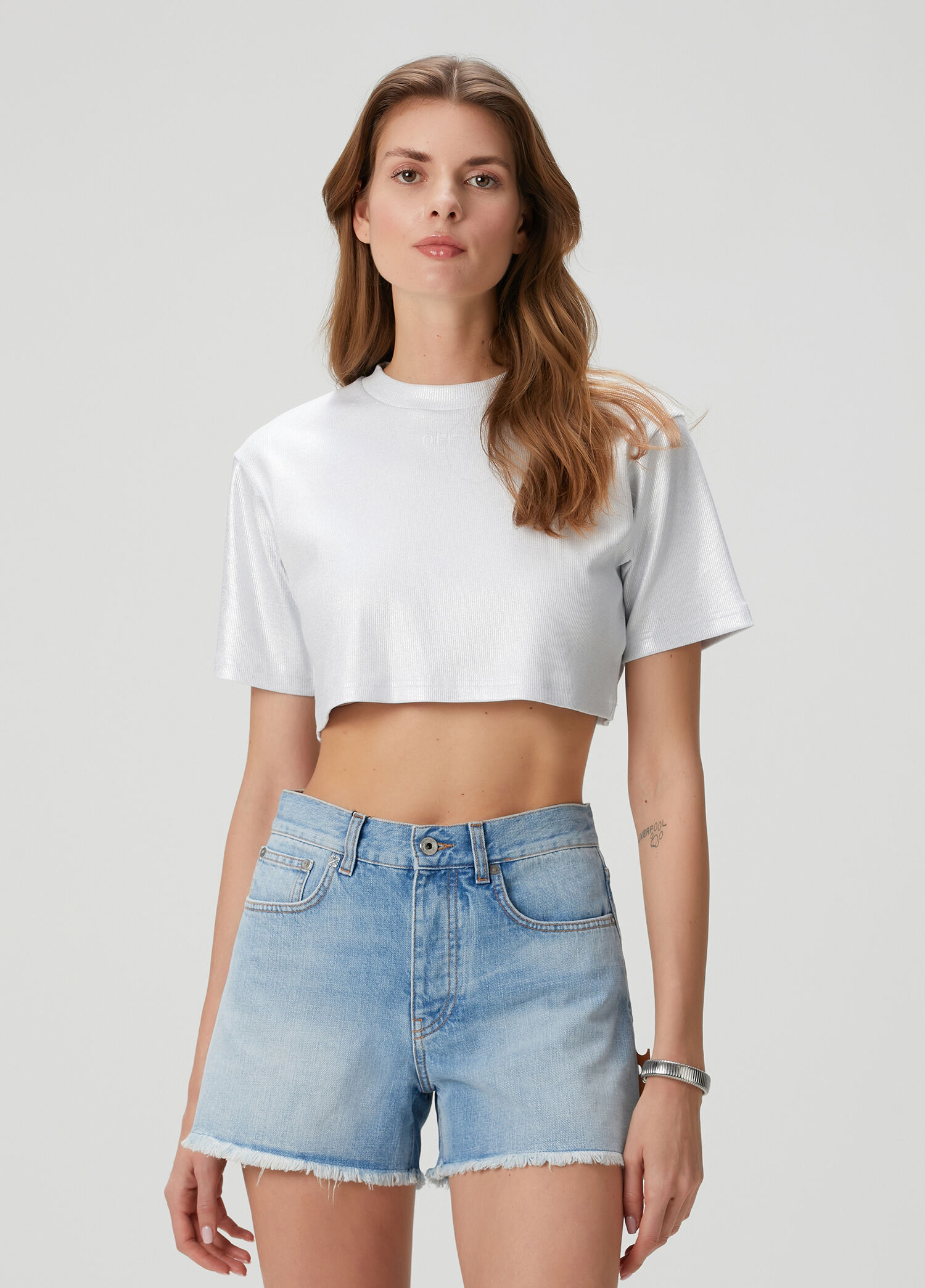 Silver Crop T-shirt