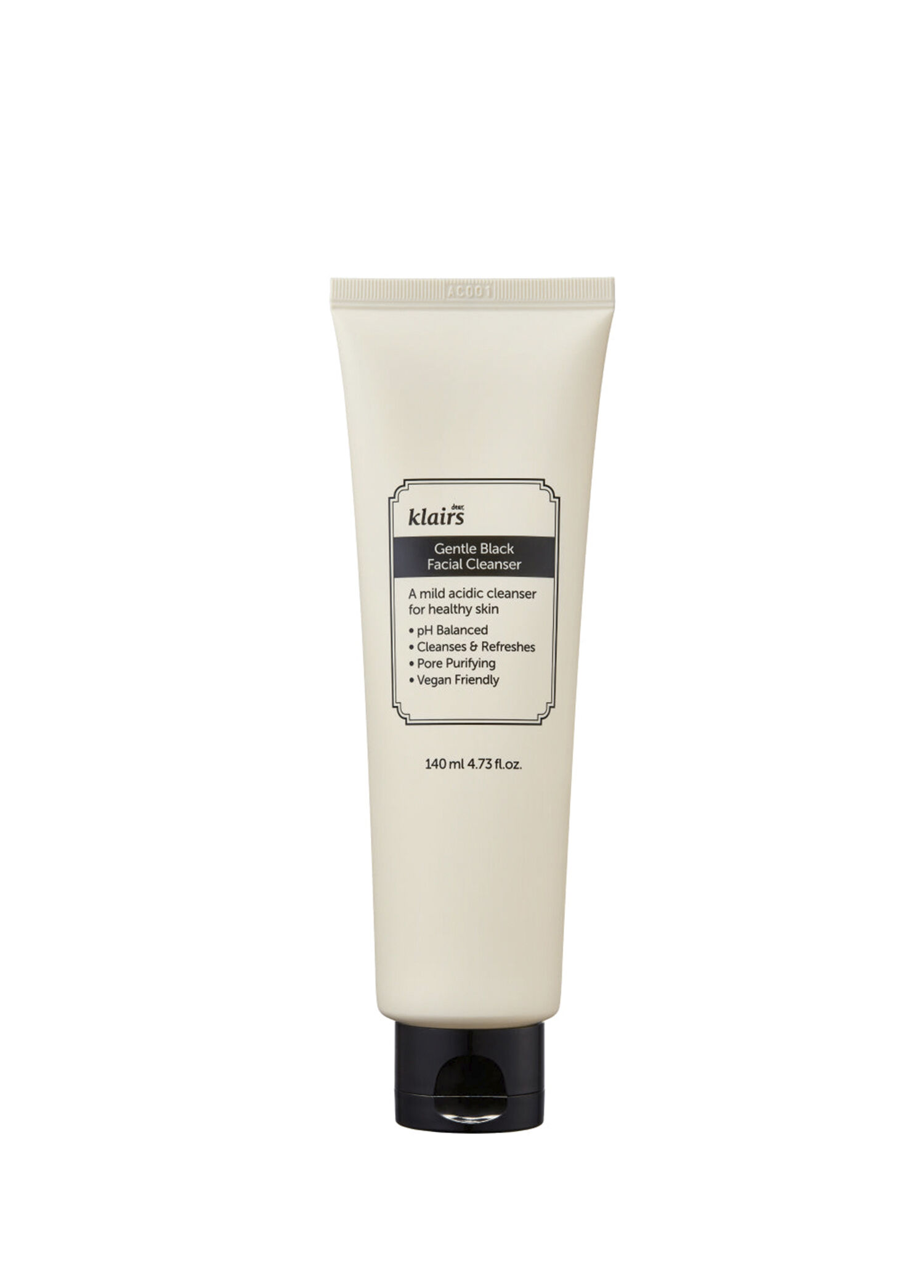 Gentle Black Facial Cleanser - Düşük pH Antioksidan Bitkisel Yüz Temizleyici 140 ml