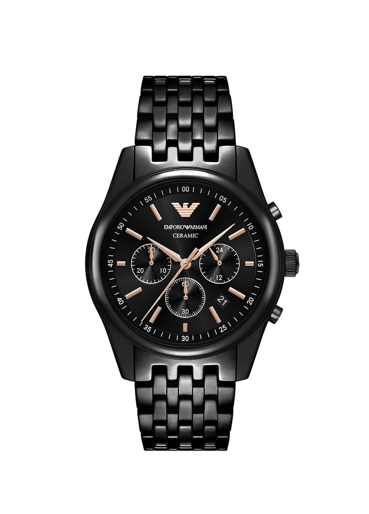 Emporio Armani Siyah Erkek AR70015 Siyah Seramik Erkek Kol Saati