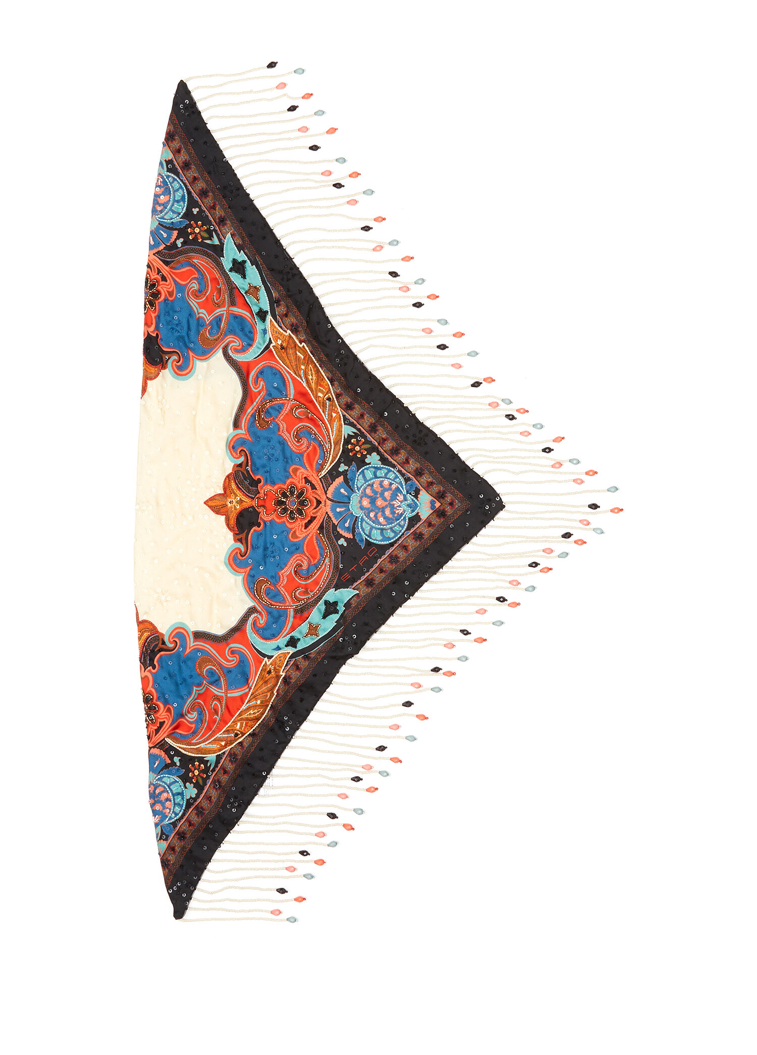 Çok Renkli Kadın İpek Bandana