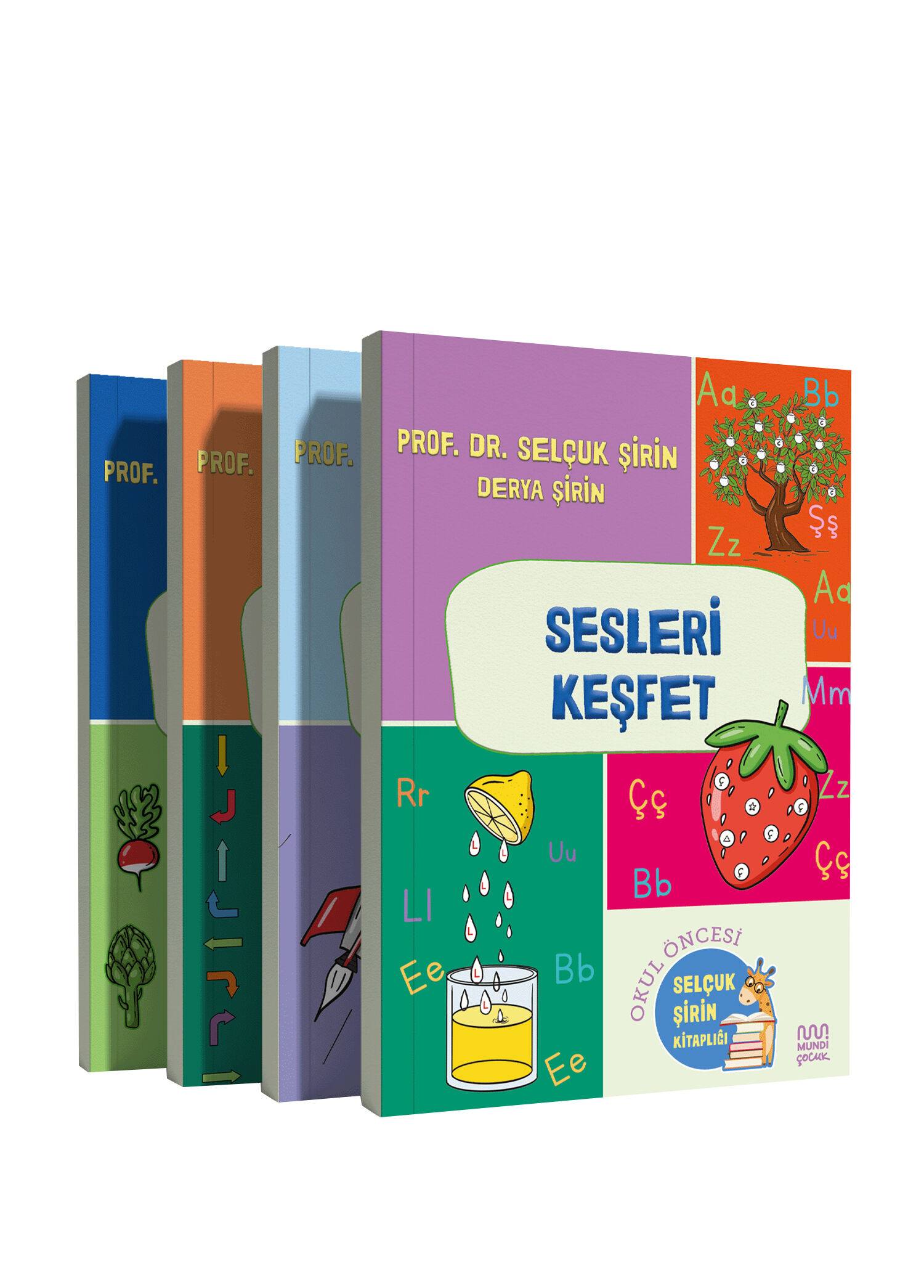 Prof. Dr. Selçuk Şirin Okul Öncesi Kitaplığı Keşfet Serisi 4'lü Kitap Seti