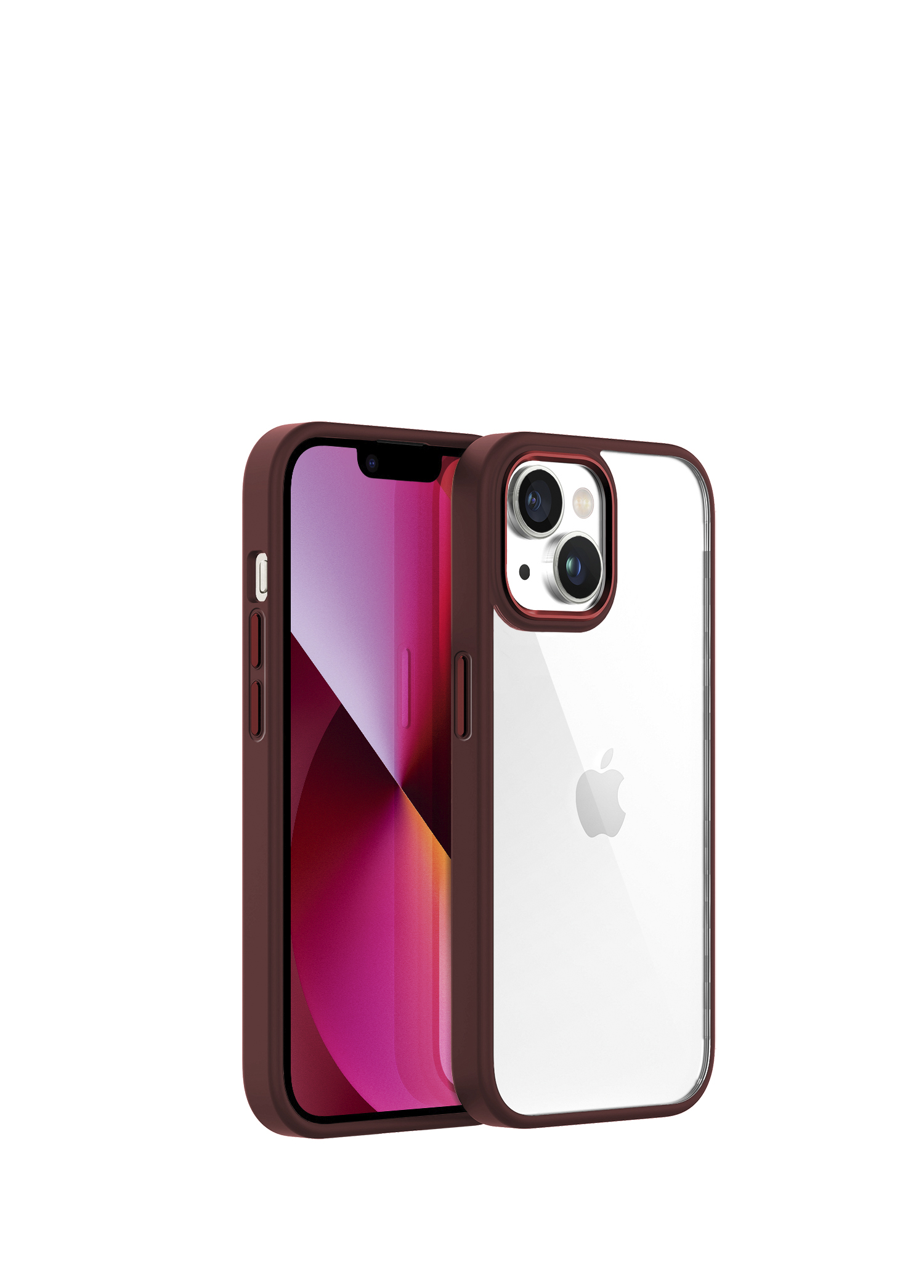 iPhone 13 New Air Bumper Plum Kılıf