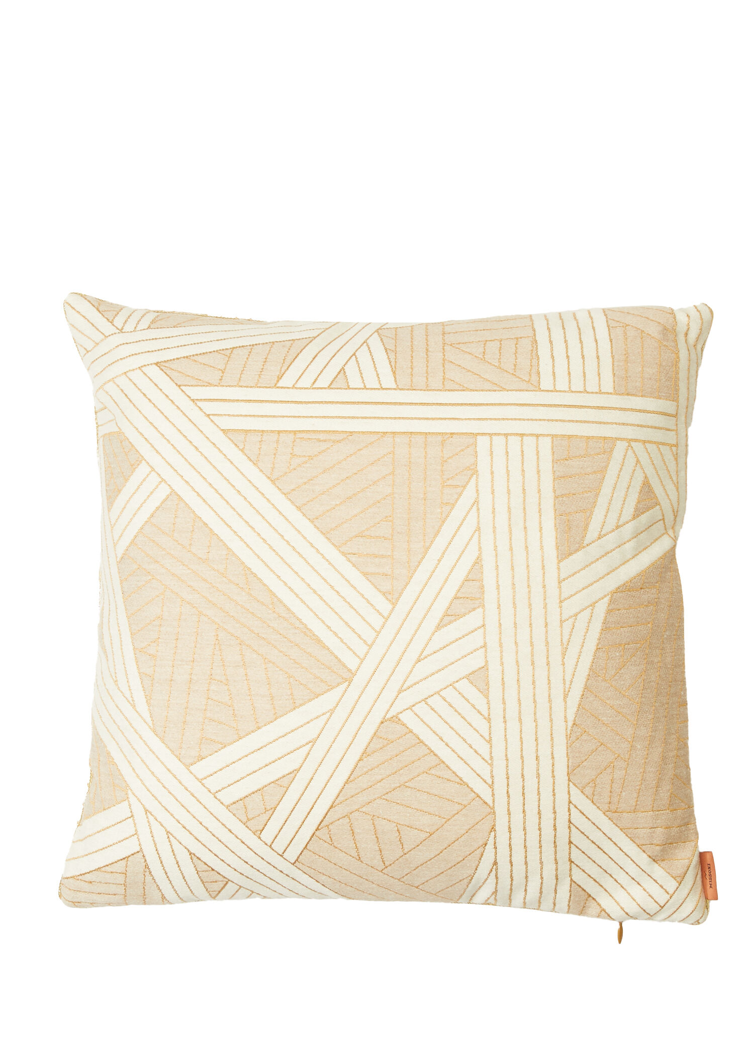 Nastri Bej Beyaz 40x40 cm Dekoratif Yastık