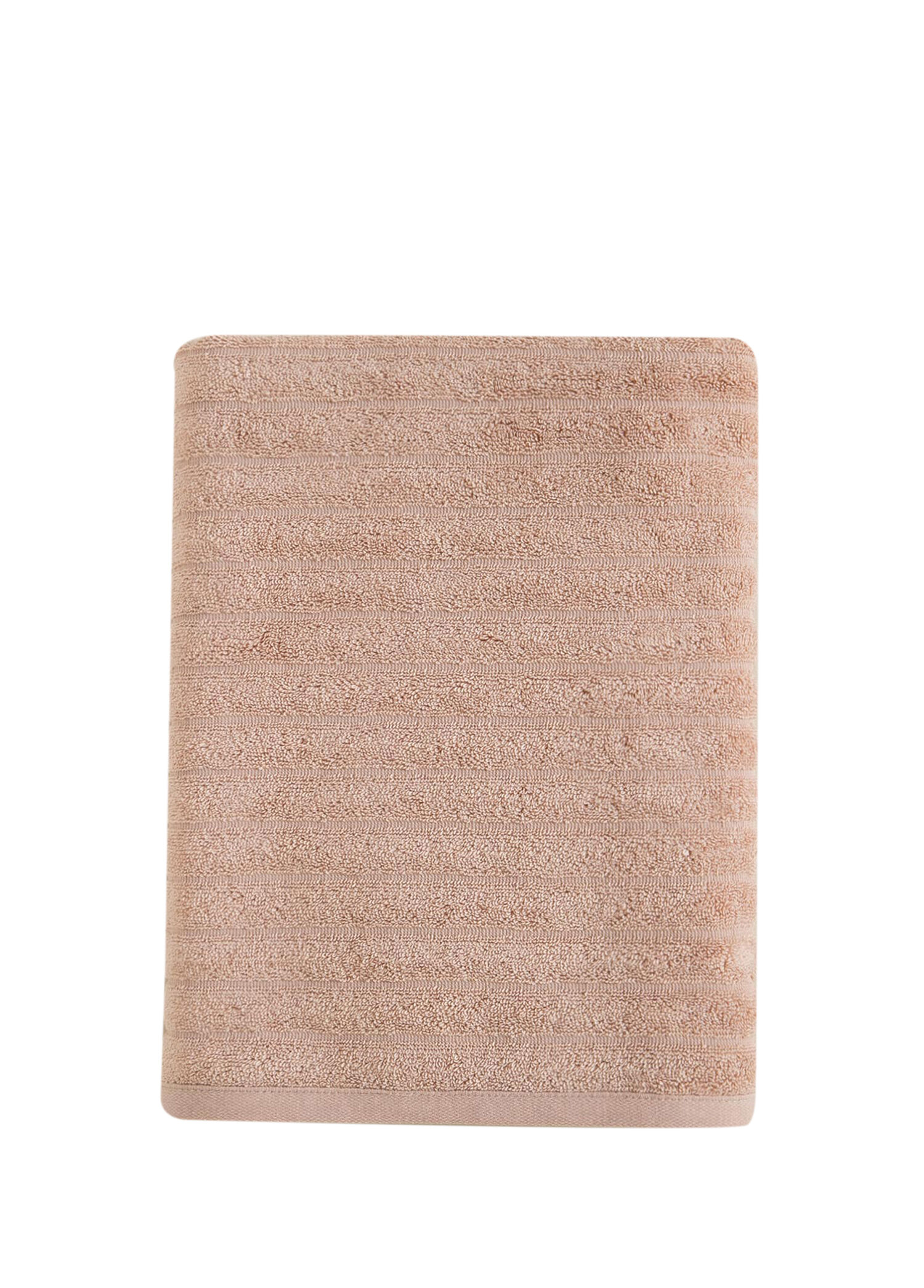 Waved Koyu Somon Banyo Havlusu 70x140 cm