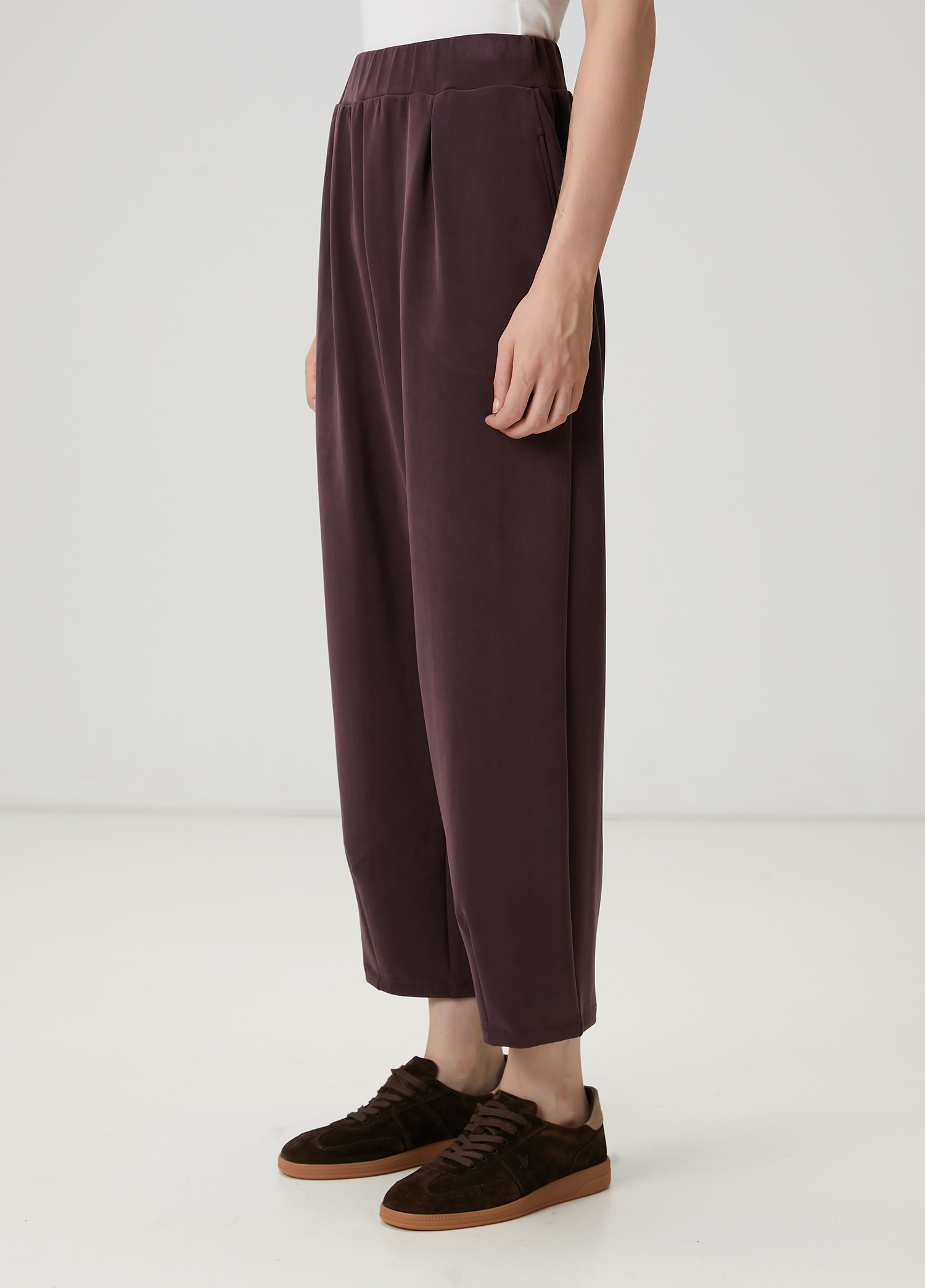 Mürdüm Jersey Pantolon_2