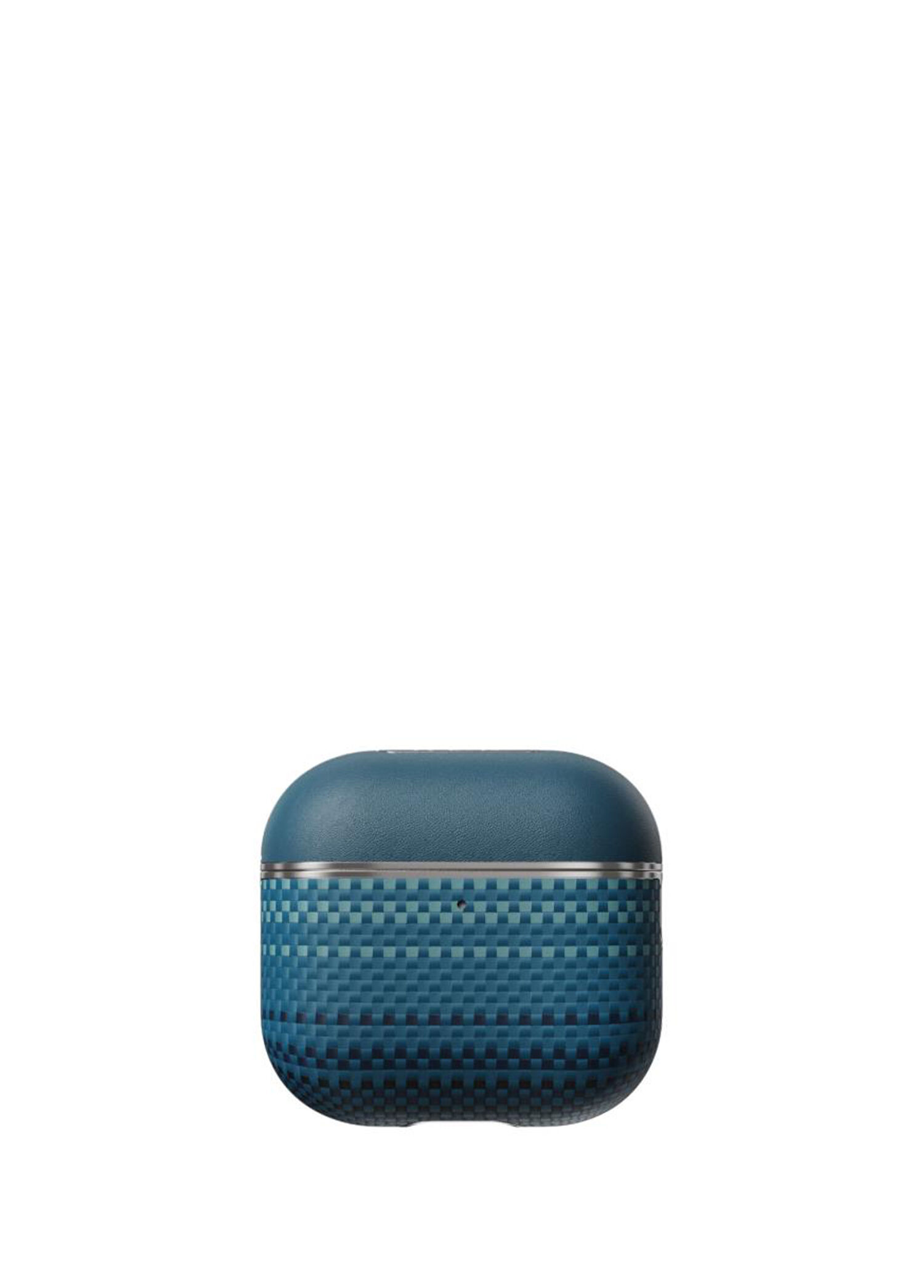 Tactile Woven 600D Aramid Fiber AirPods 4 Mavi Kulaklık Kılıfı