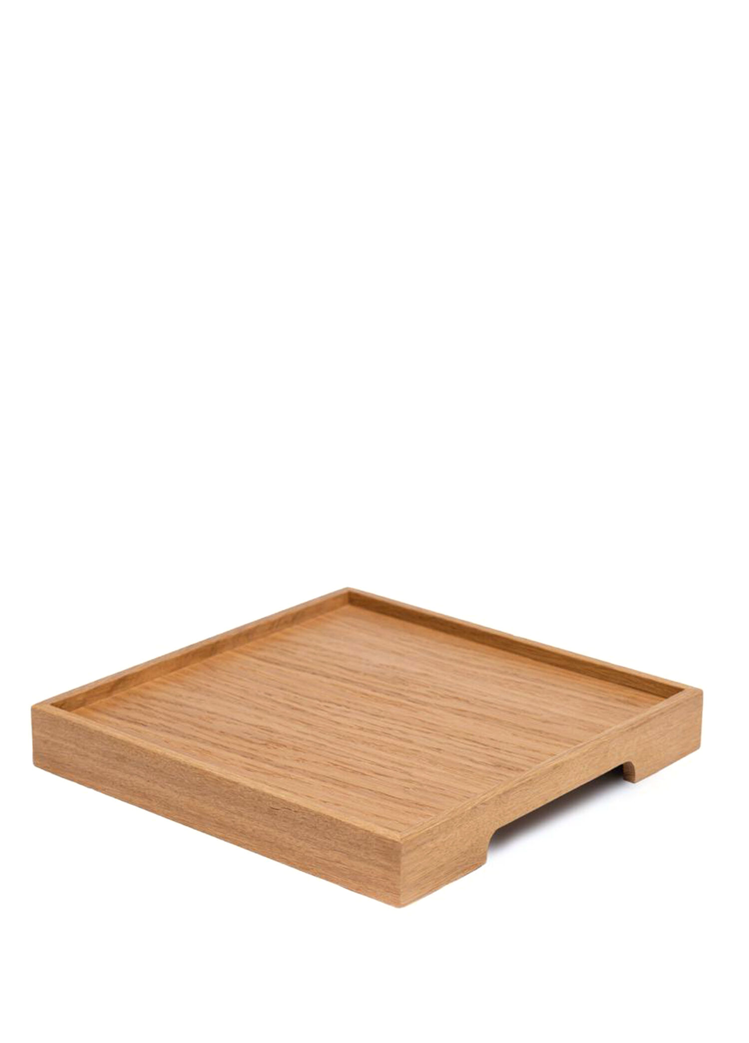 Edge Serisi Masif Meşe Sunum Tepsisi 30x30cm