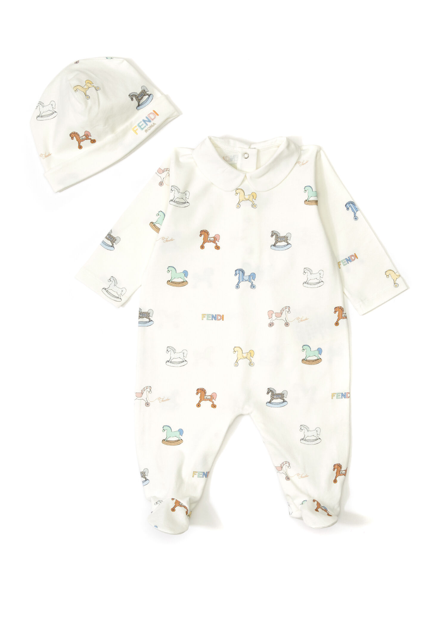 Çok Renkli Unisex Bebek Tulum Seti