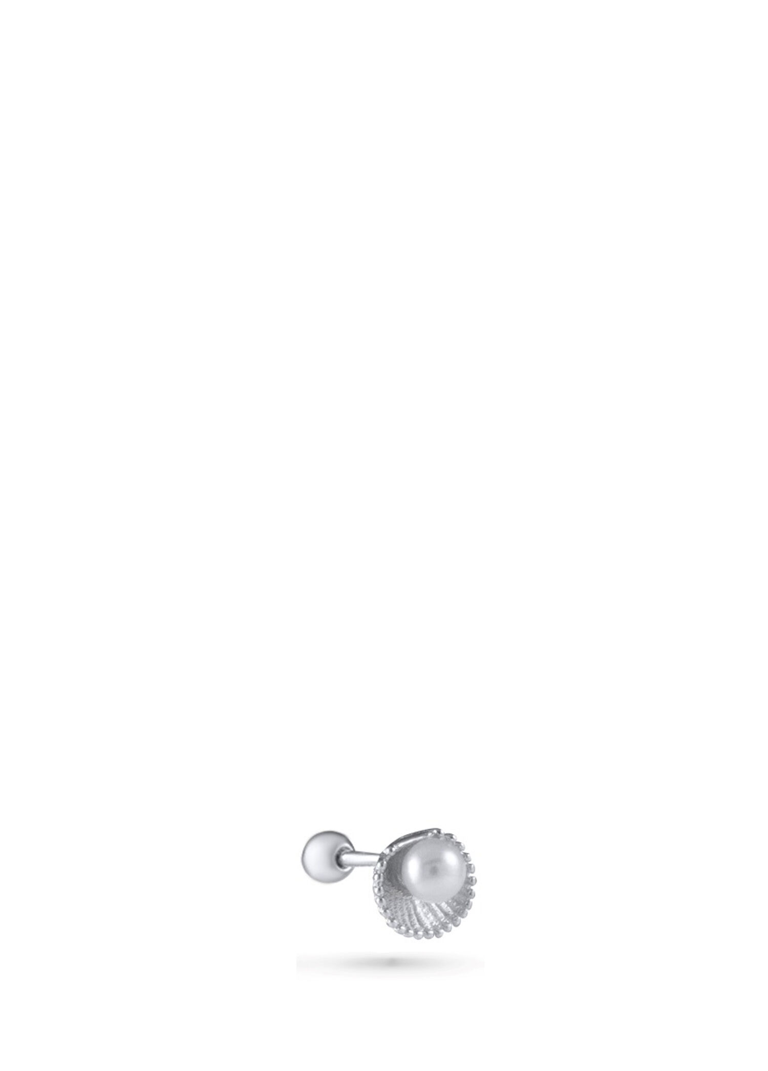 Shelly Mayorka İnci 925 Ayar Gümüş Kadın Tragus Piercing Küpe