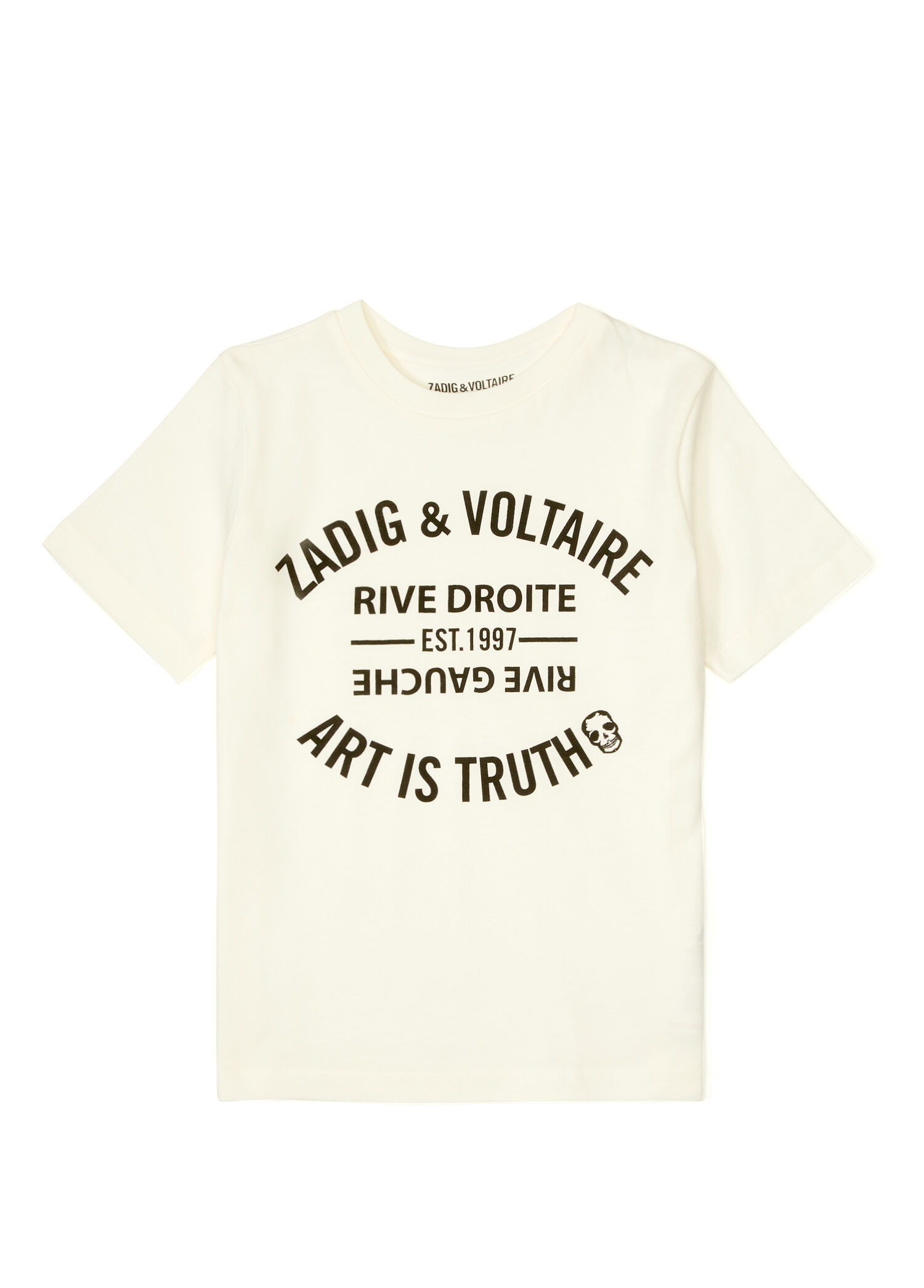 Beyaz Unisex Çocuk T-shirt