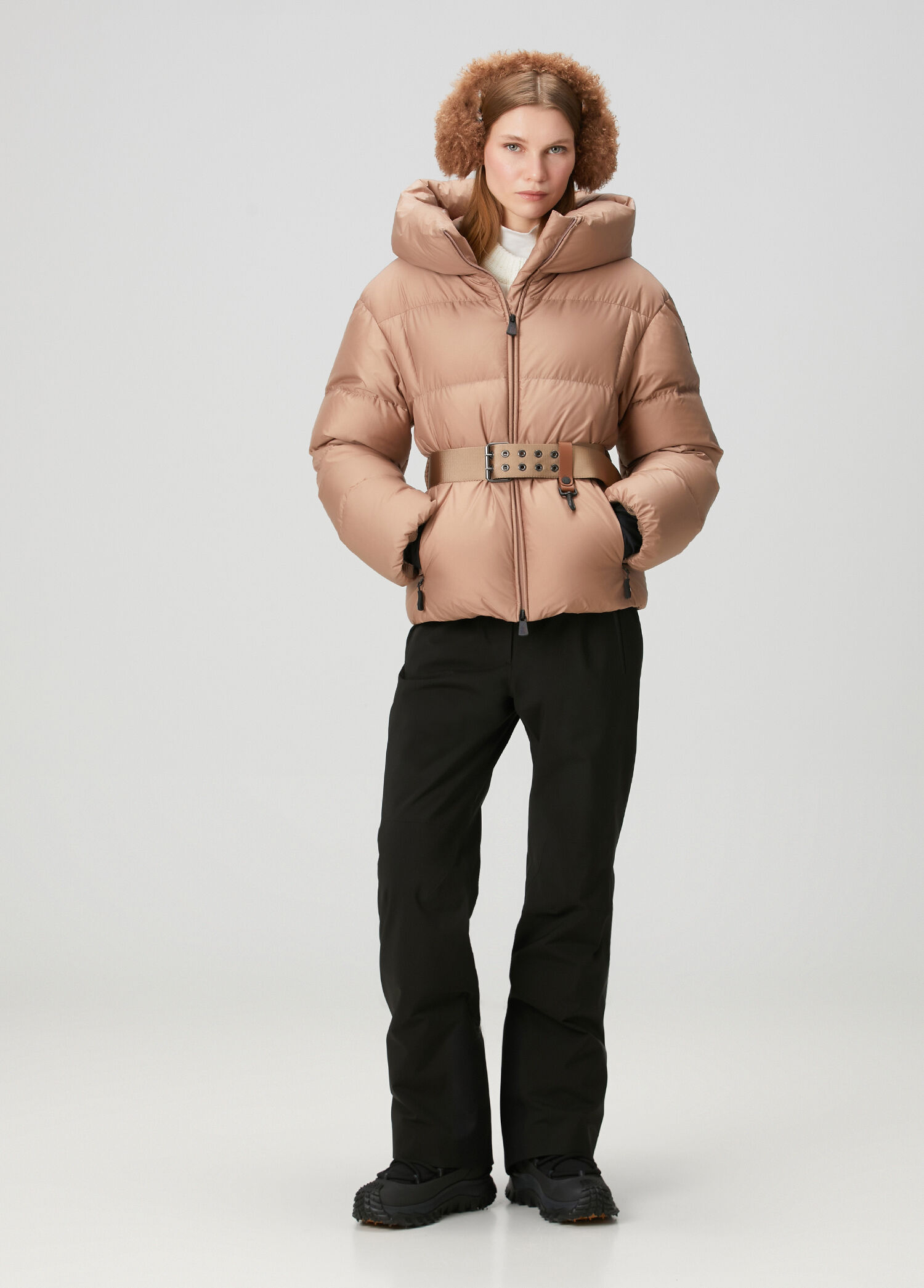 Moncler Grenoble - Nisene Pembe Kayak Montu - Gri