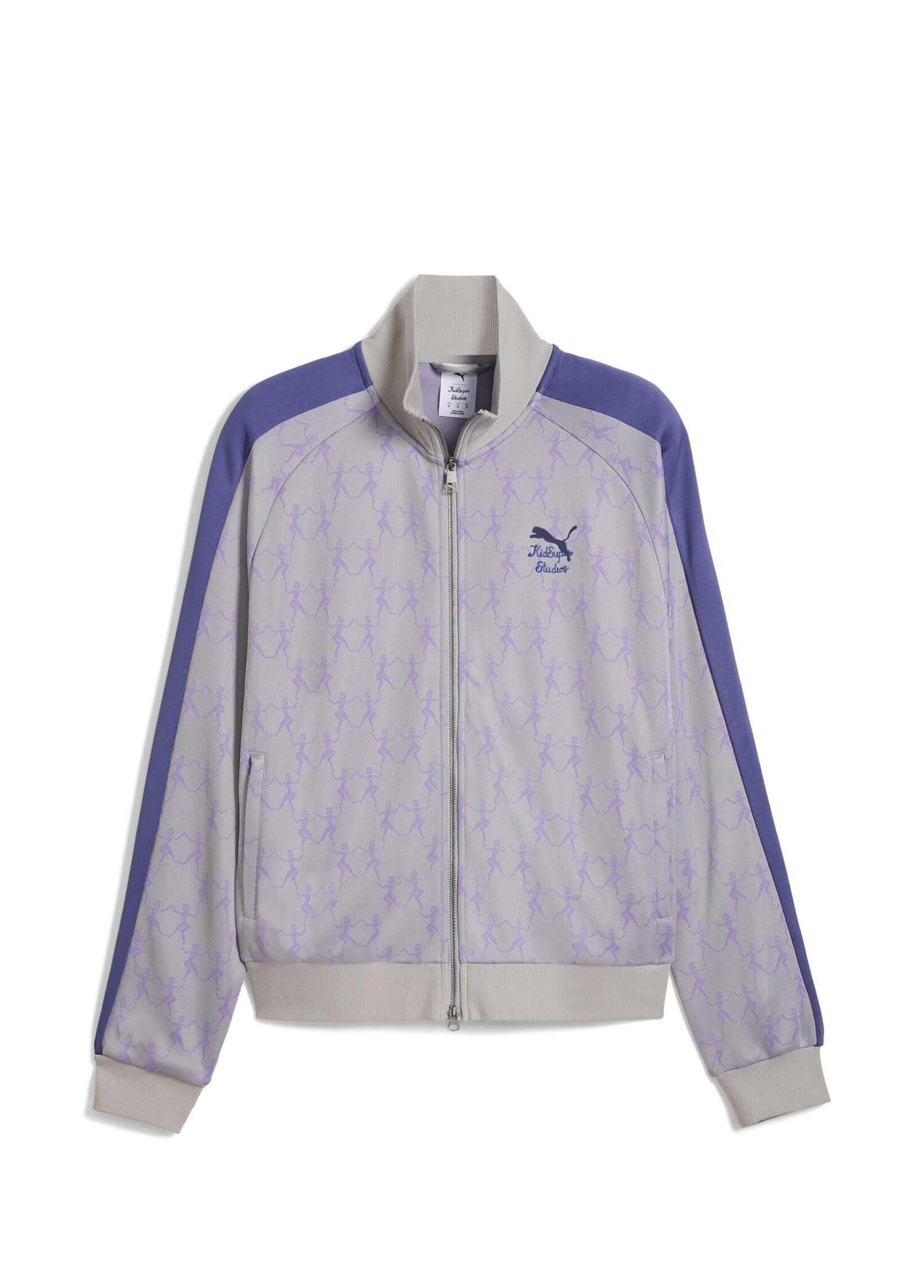 Kidsuper T7 Gray Echo-AOP Unisex Spor Ceket