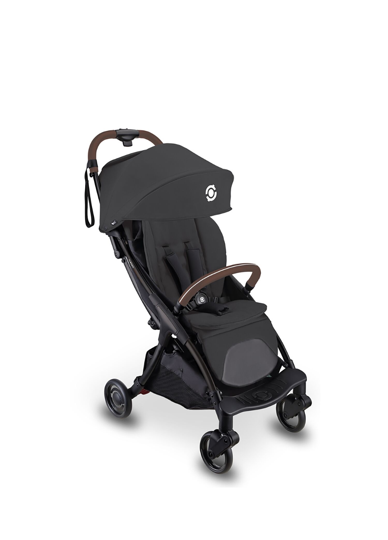 Stroll-lite Siyah Otomatik Katlanabilen Bebek Arabası