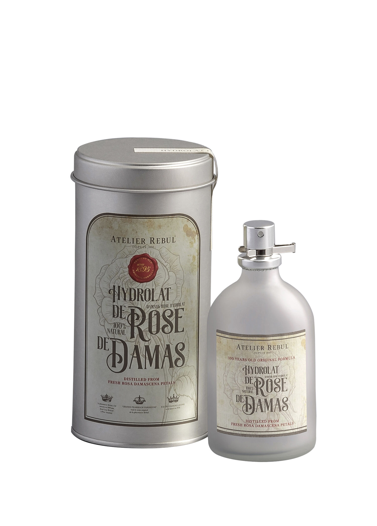 Damask Rose Hydrolat Mist 100 ml (Doğal Gül Suyu)