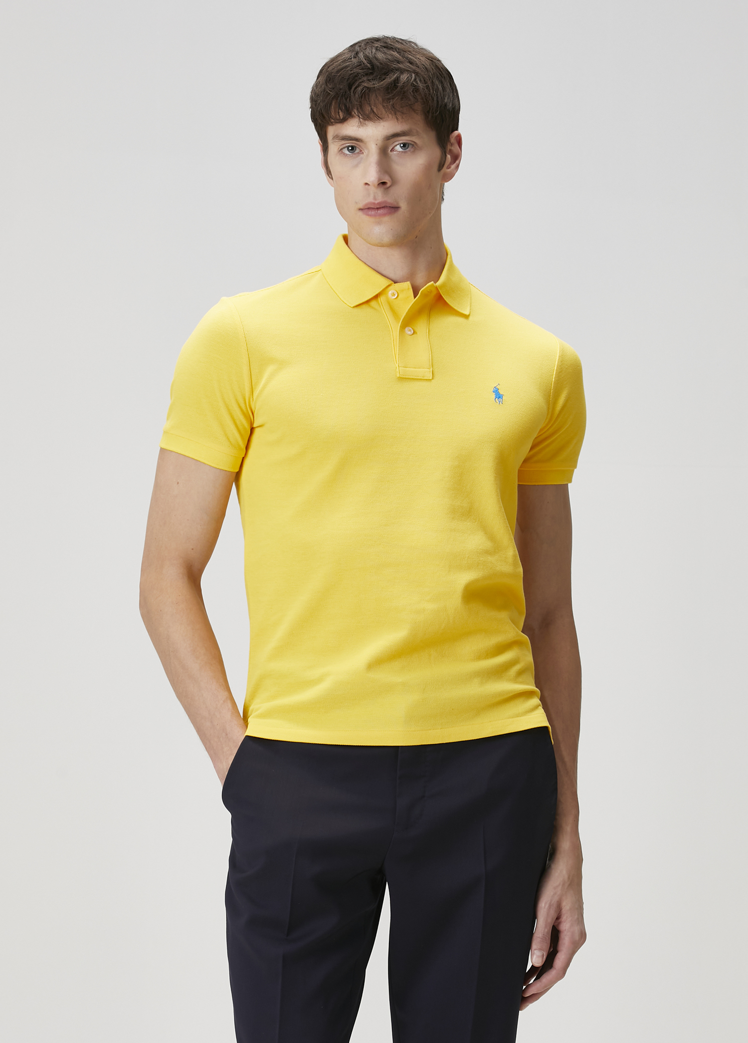 Sarı Polo Yaka T-shirt