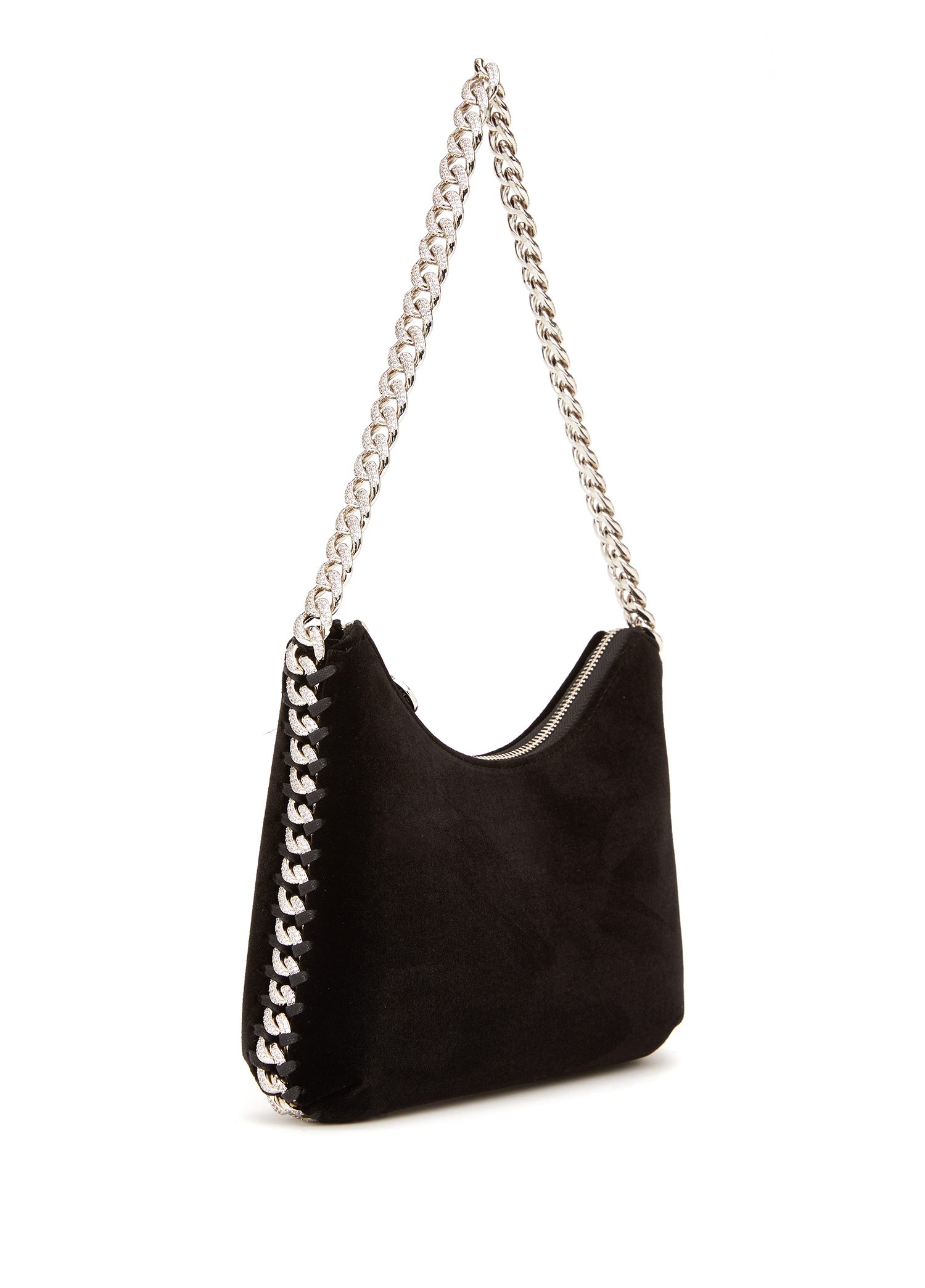 Beymen Falabella Mini Siyah Kadın Kadife El Çantası. 3 Beymen Falabella Mini Siyah Kadın Kadife El Çantası. 3