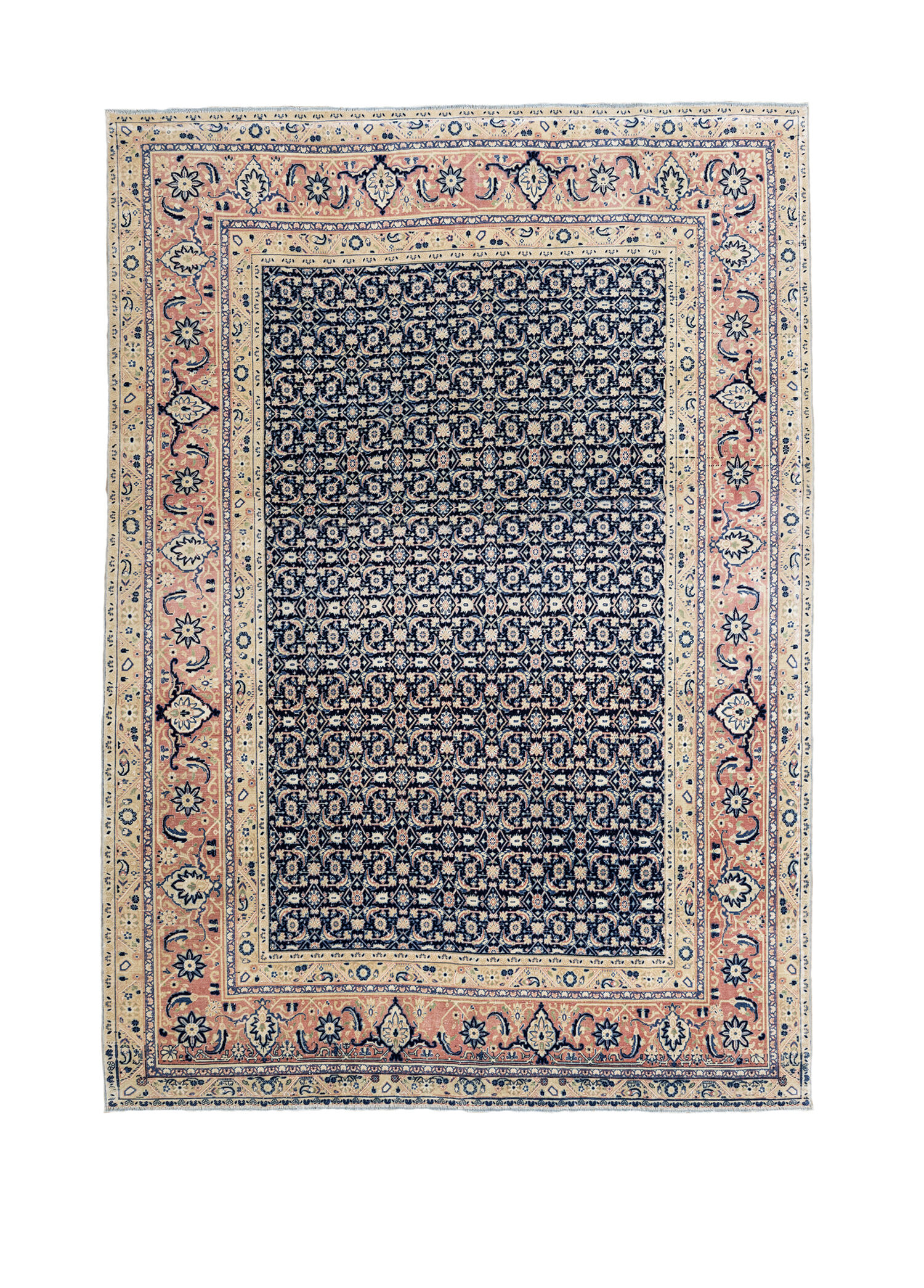 Dehloran Fish Design El Dokuma İran Halısı 251x328 cm