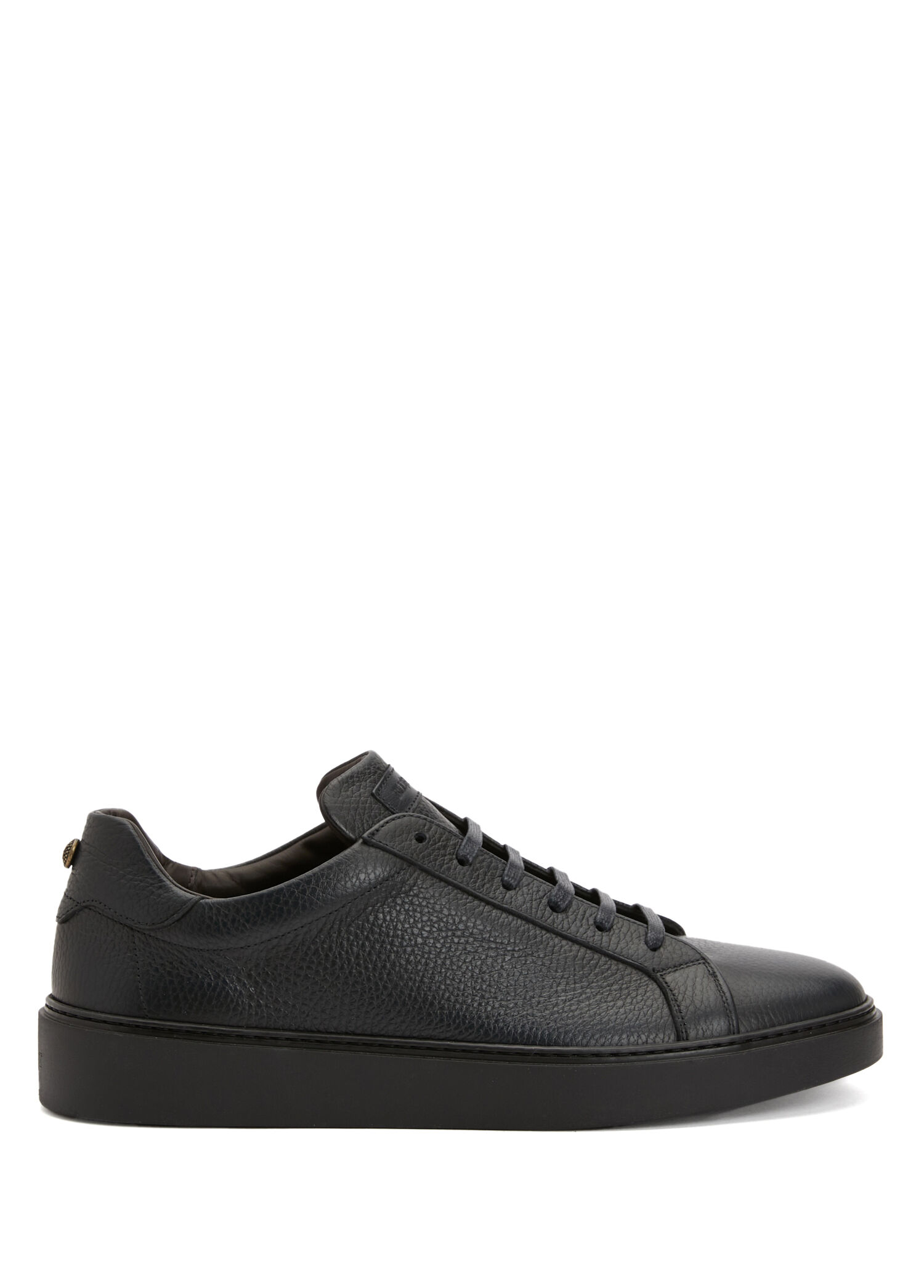 Lacivert Erkek Deri Sneaker