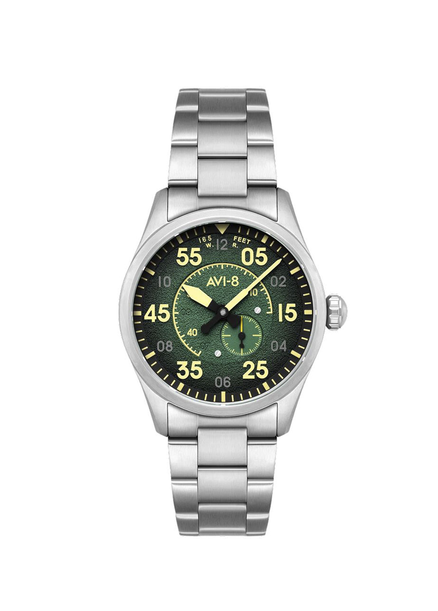 AVI-8 Gümüş Erkek Spitfire Type 300 AV-4147-22 Citizen Miyota 8245 Gümüş Çelik Erkek Kol Saati 2044778 | Beymen