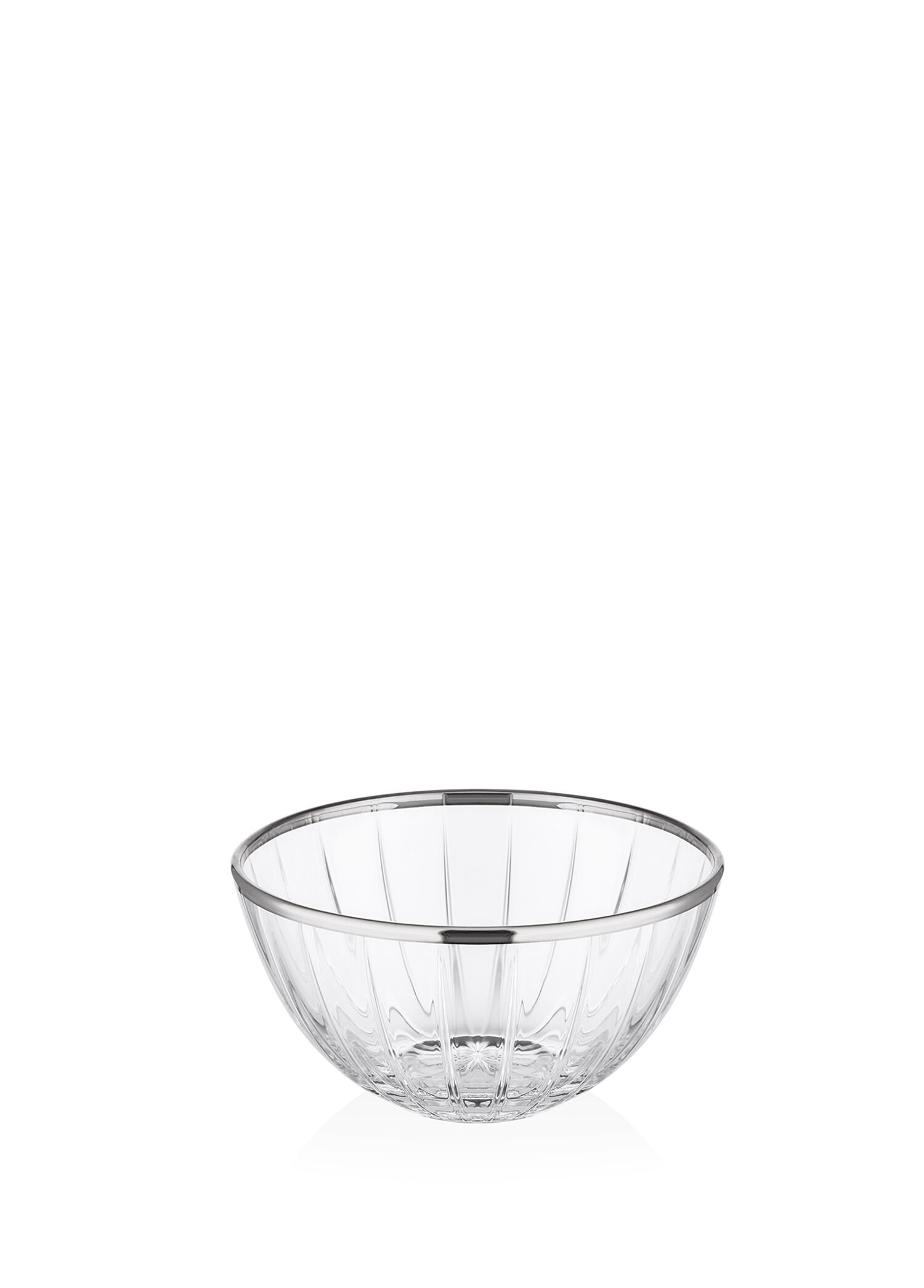 P Decorium Accademia Platin Yaldizli Cam Kase 350 Ml