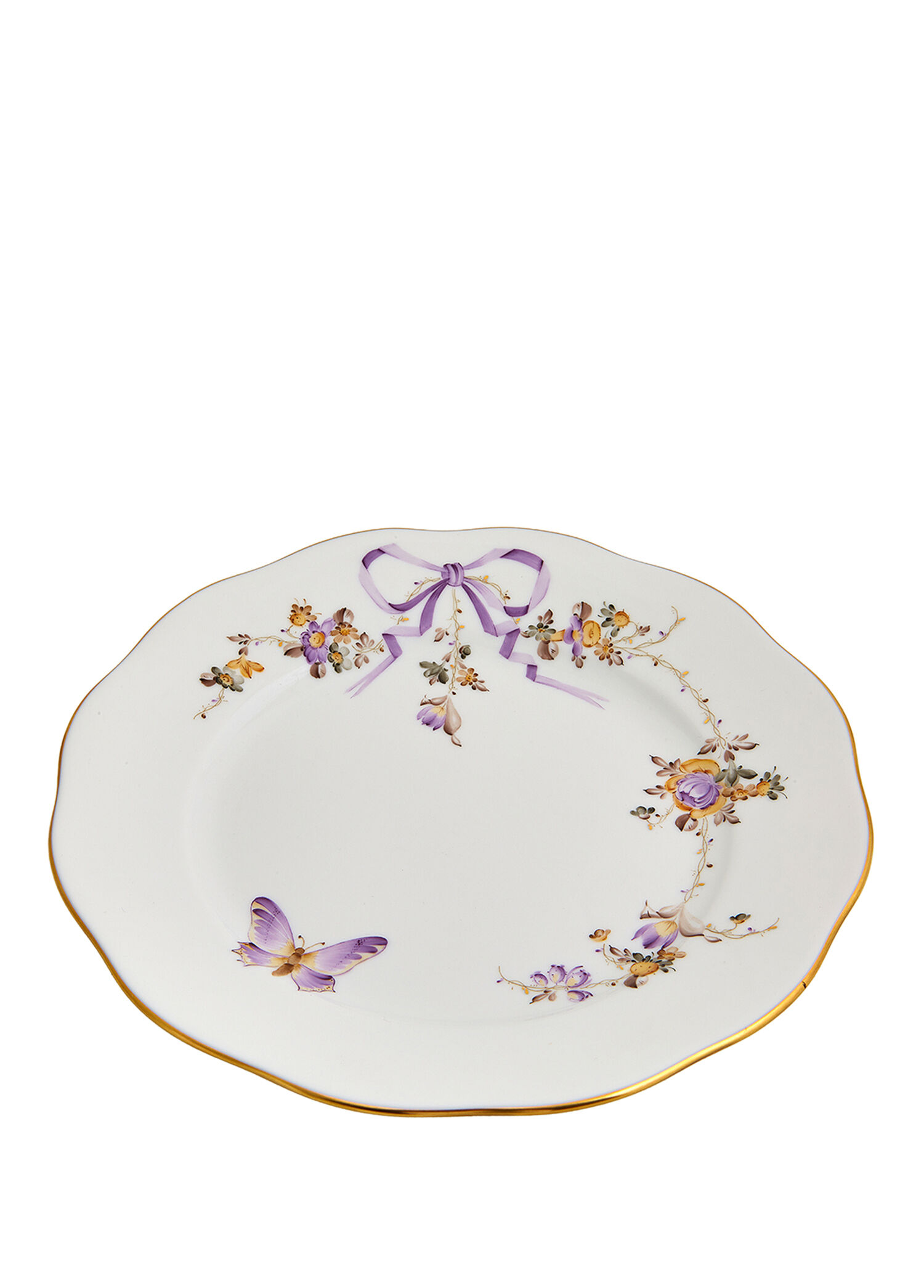 Eden Desenli Porselen Yemek Tabağı 28.8 cm