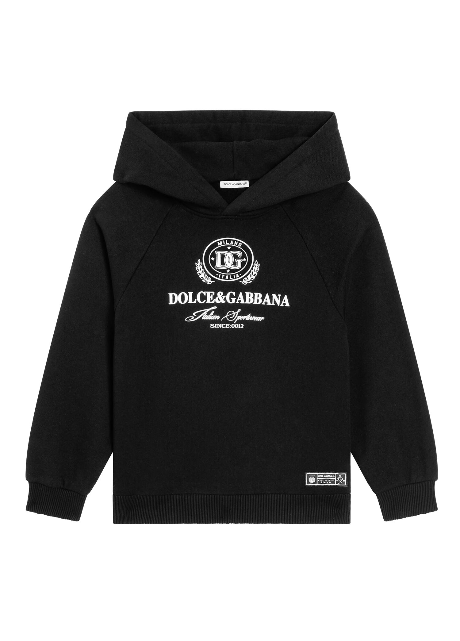 Black Logo Detailed Boys Sweatshirt