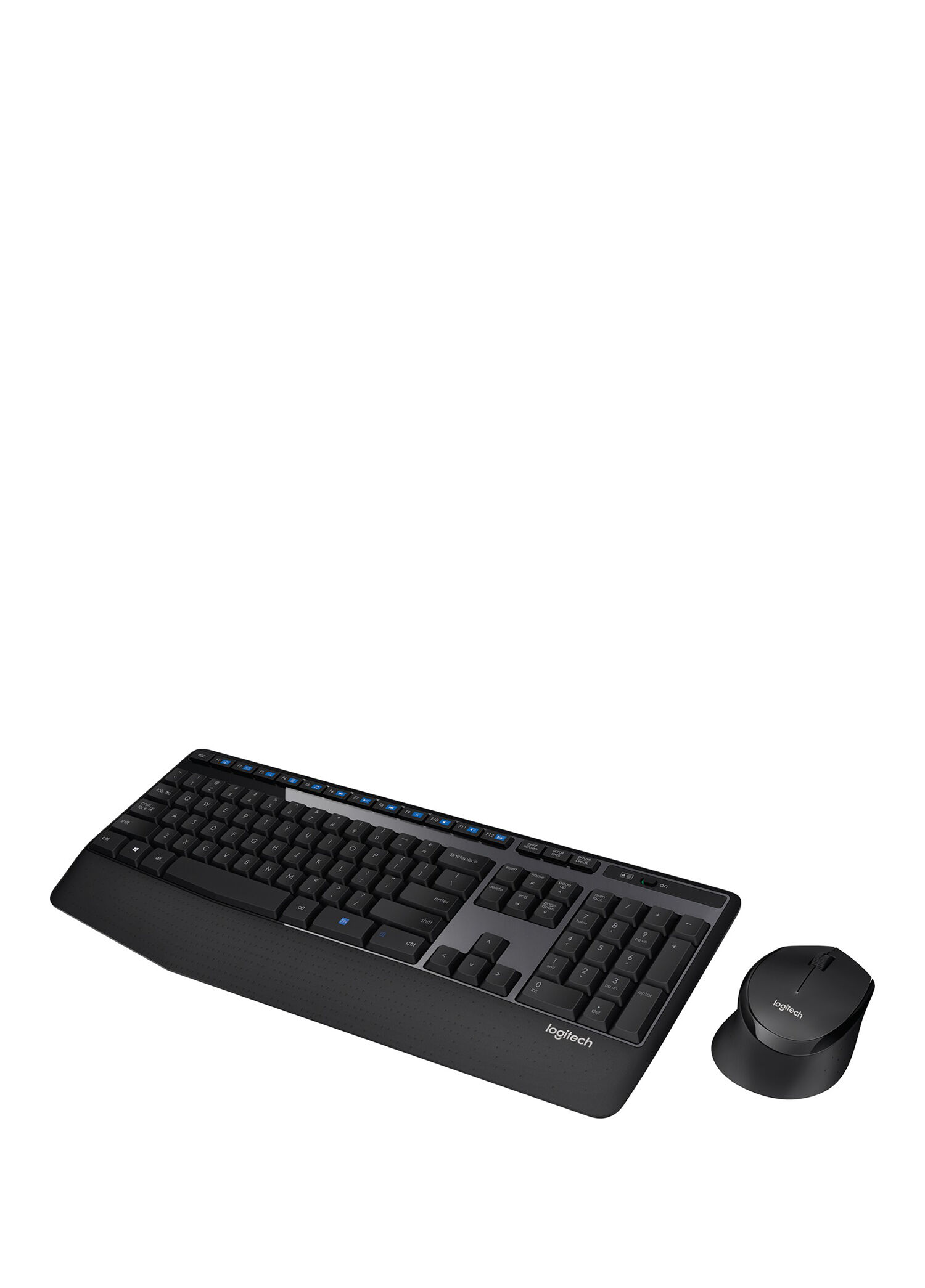 MK345 Siyah Kablosuz Türkçe Klavye Mouse Seti