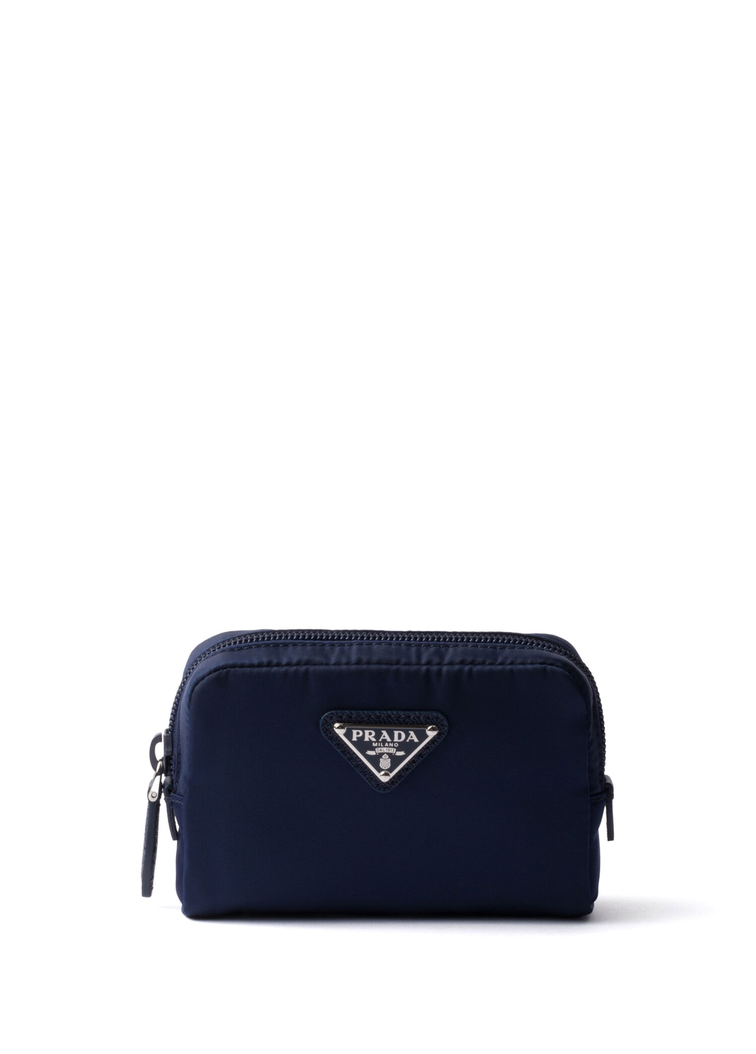 Prada - Mavi Re-Nylon Kadın Kozmetik Çantası - Mavi