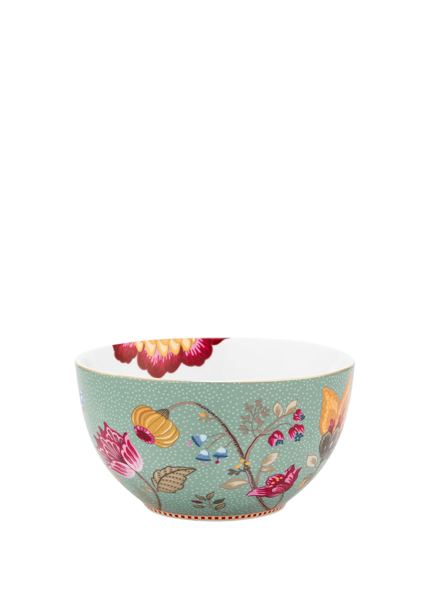 Fantasy Blooming Tales Mavi Porselen Salata Kasesi 15 cm