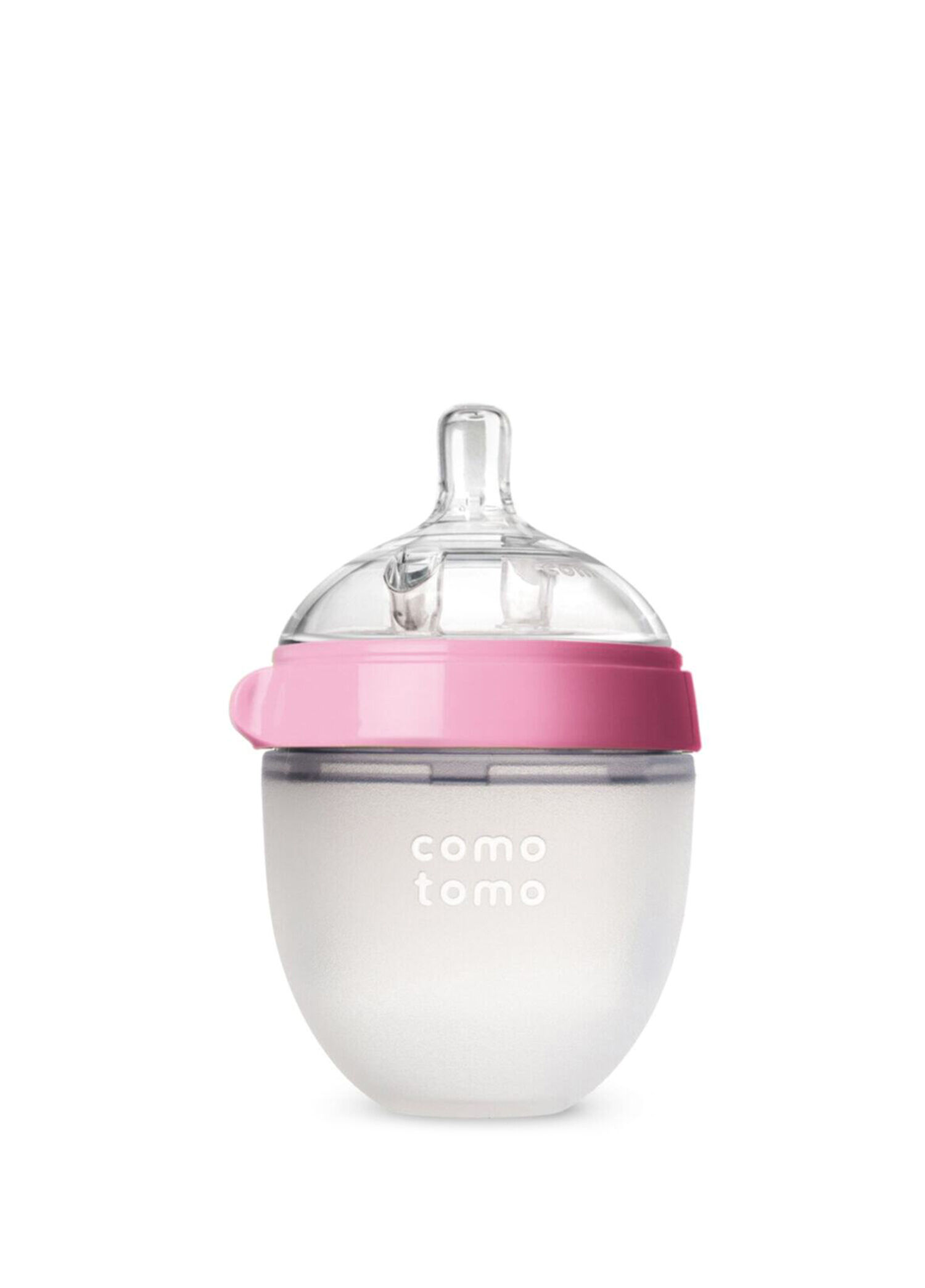 Pembe Silikon 0-3 Ay Yavaş Akışlı Antikolik Biberon 150 ml