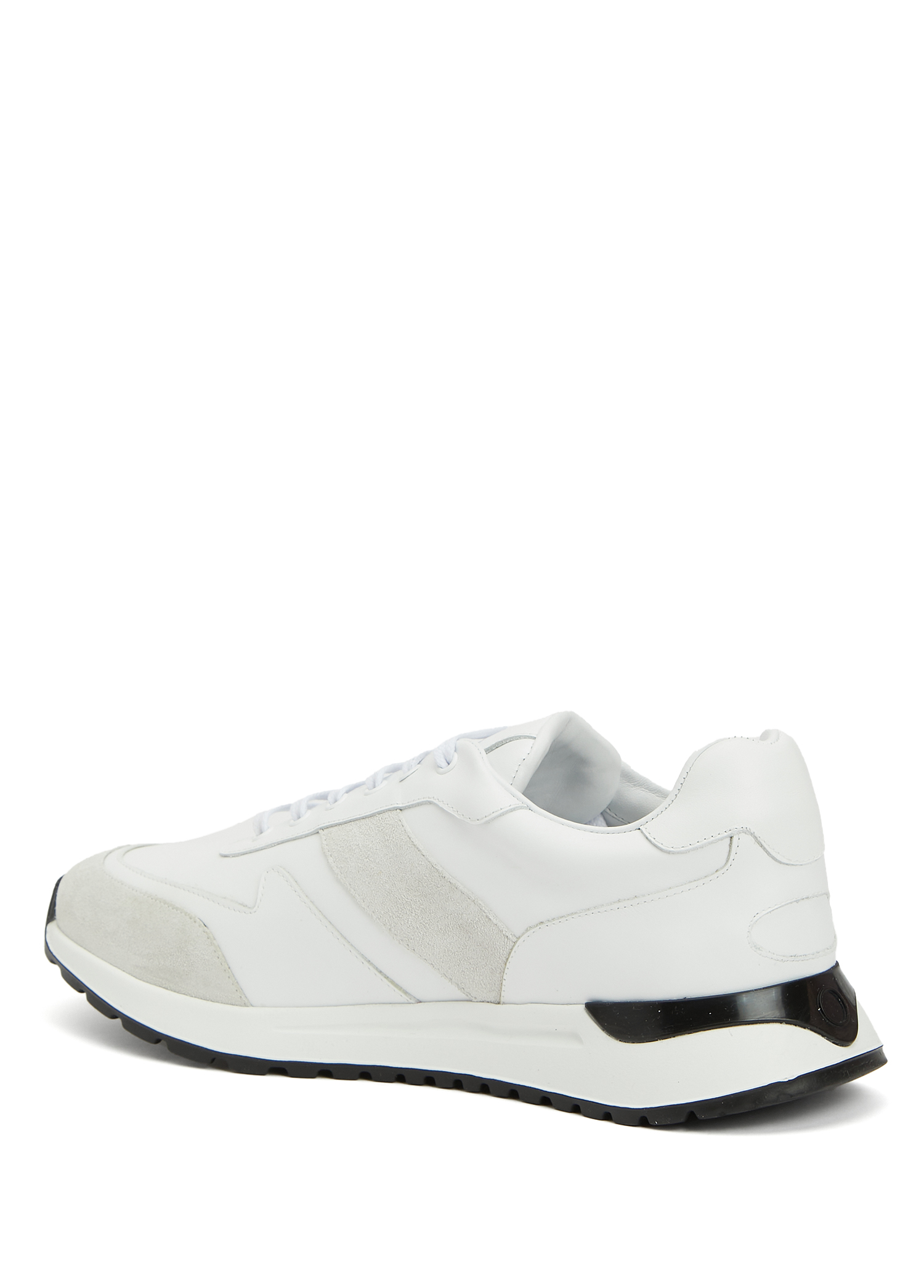 Beyaz Erkek Deri Sneaker_2