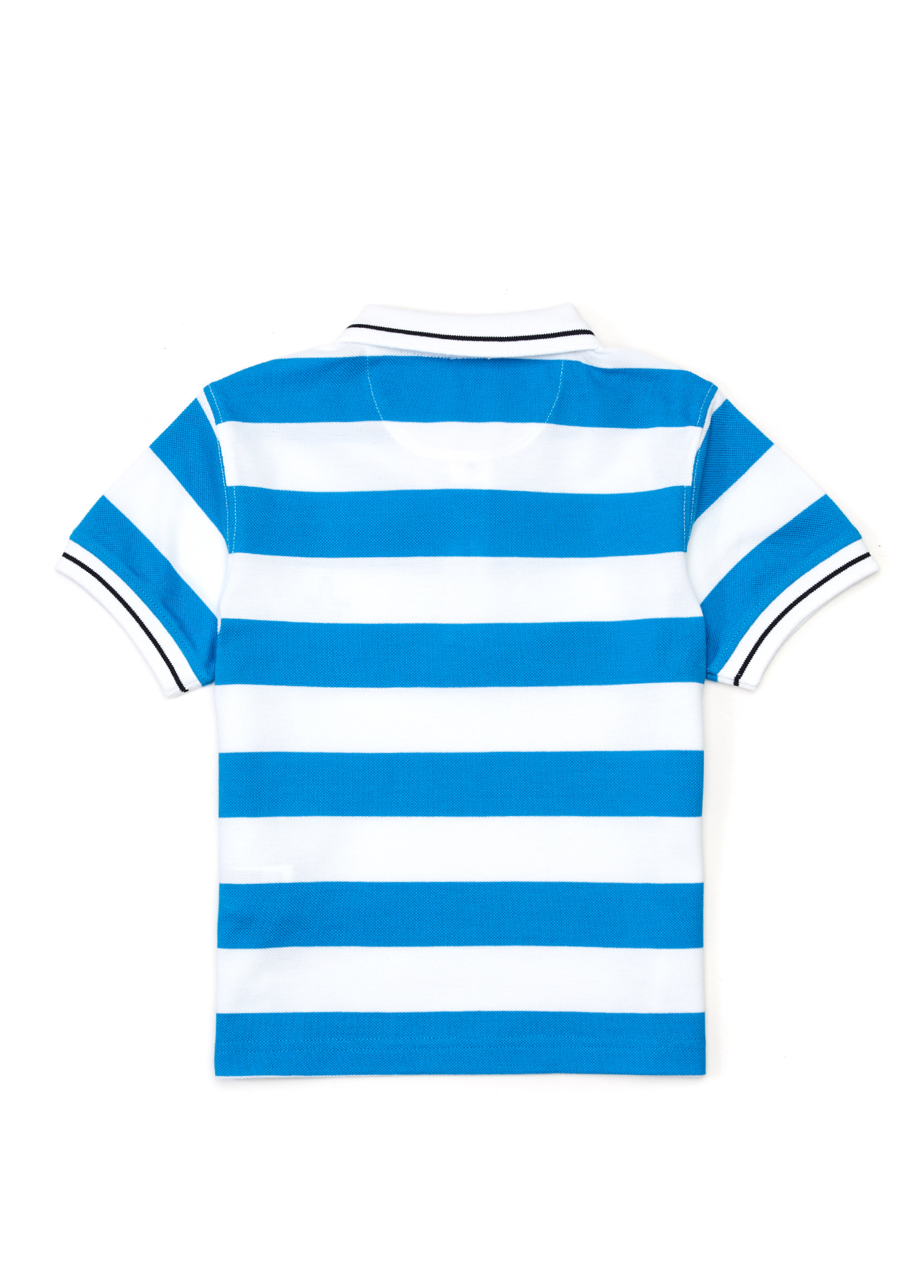 Beyaz Kobalt Polo Yaka Çocuk T-shirt_1