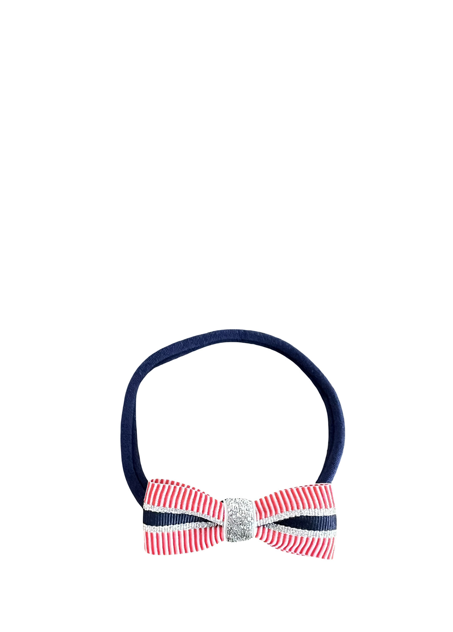 Lacivert Fiyonklu Kız Çocuk Bandana