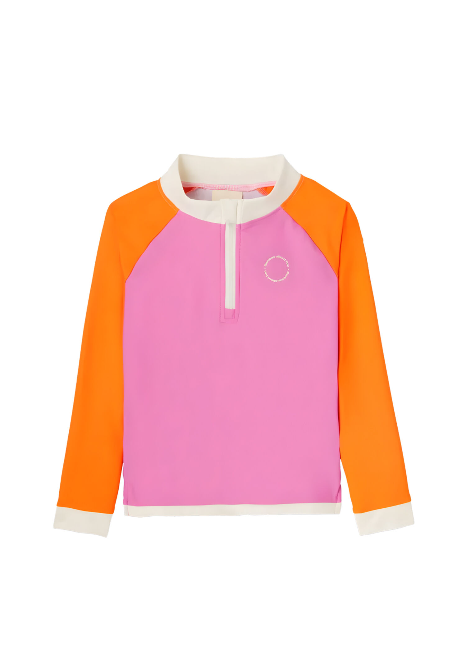 Pink Red Pembe UV Korumalı Uzun Kollu Kız Çocuk Tişört Mayo