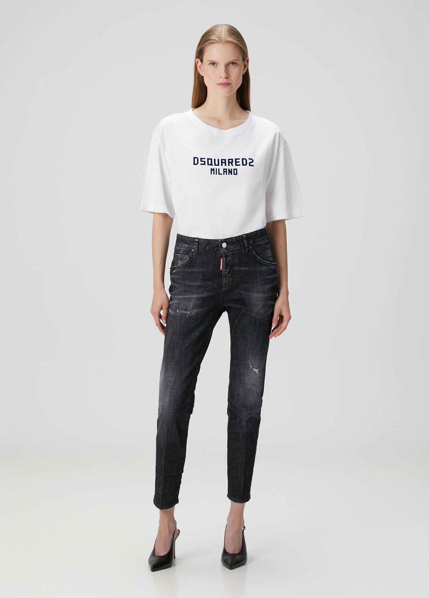 Cool Girl Slim Siyah Fit Jean Pantolon