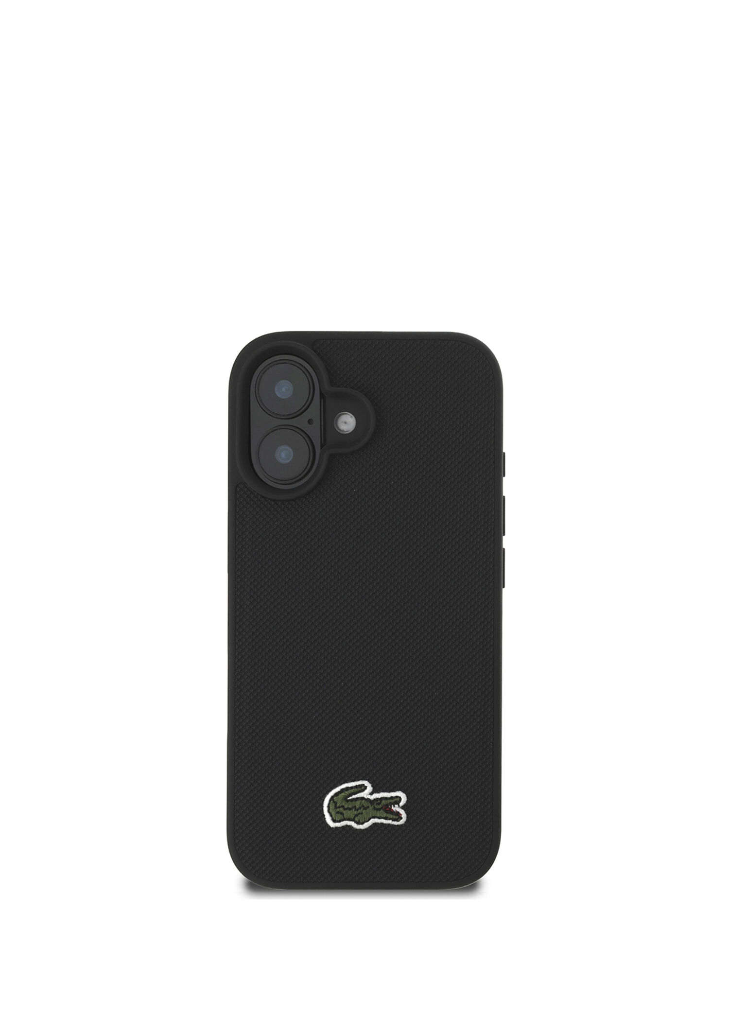 PU Pike Desenli Metal Logolu iPhone 16 Telefon Kılıfı + Type-C Kablo 1.5m