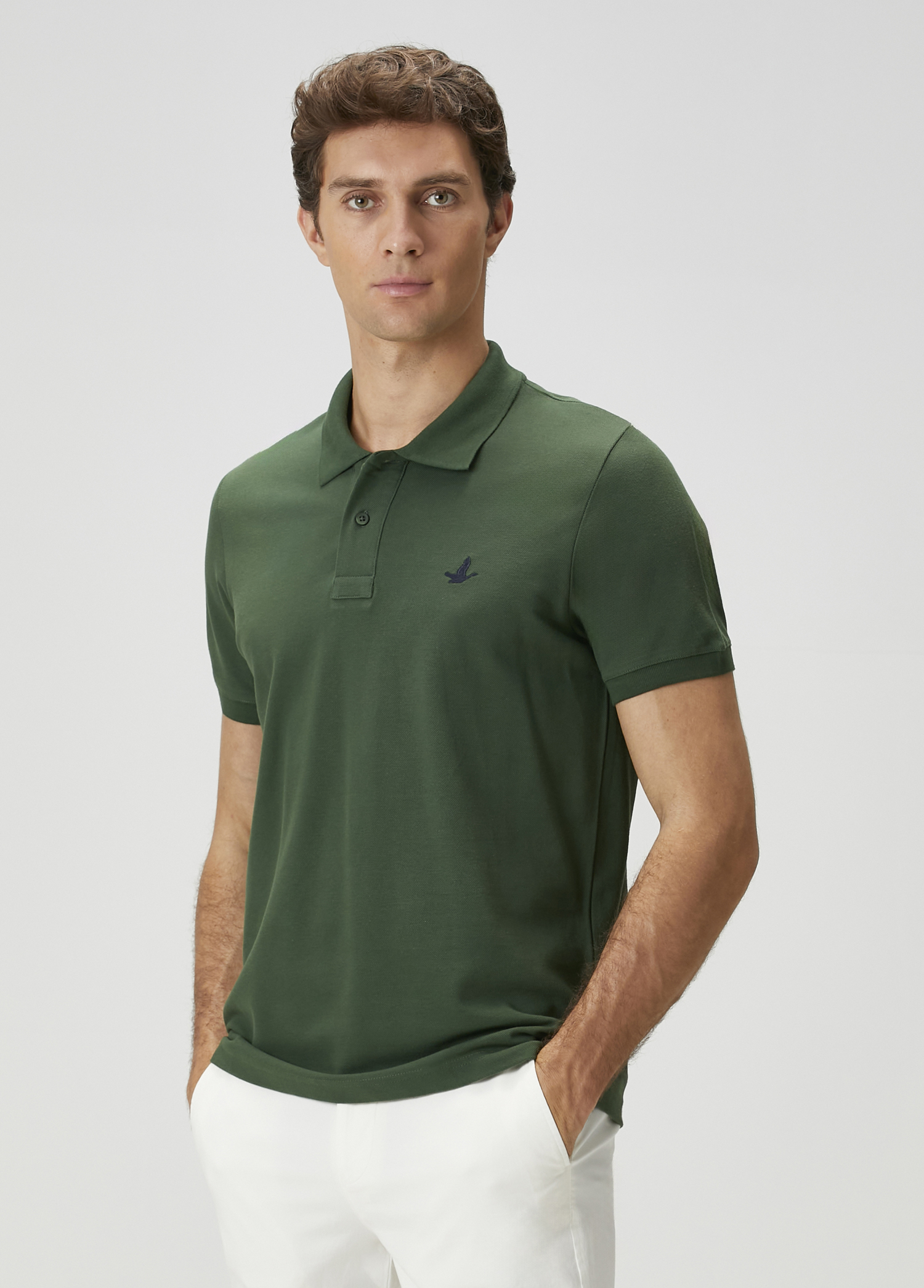 Yeşil Polo Yaka T-shirt_1
