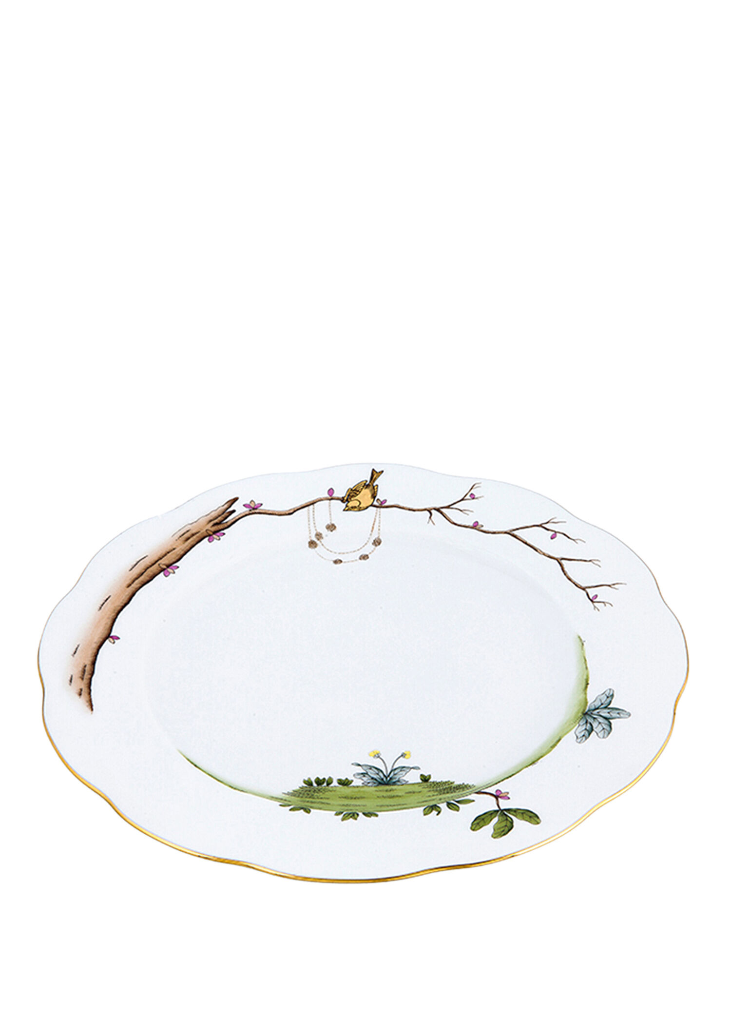 Dream Garden Desenli Porselen Yemek Tabağı 28.8 cm