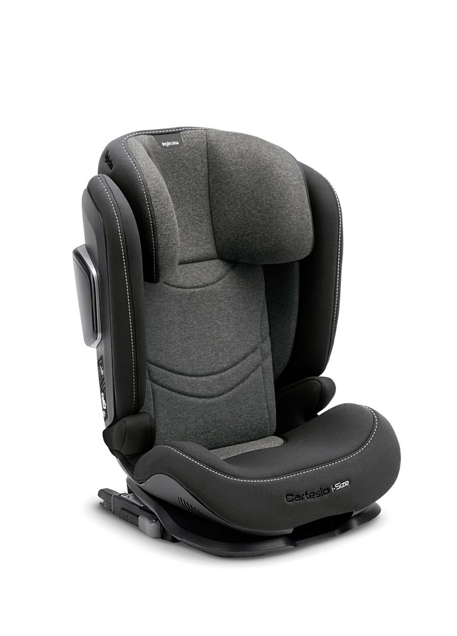 Cartesio i-Size Isofix 3-12 Yaş 7 Kademe Baş Desteği Vulcan Black Bebek Oto Koltuğu