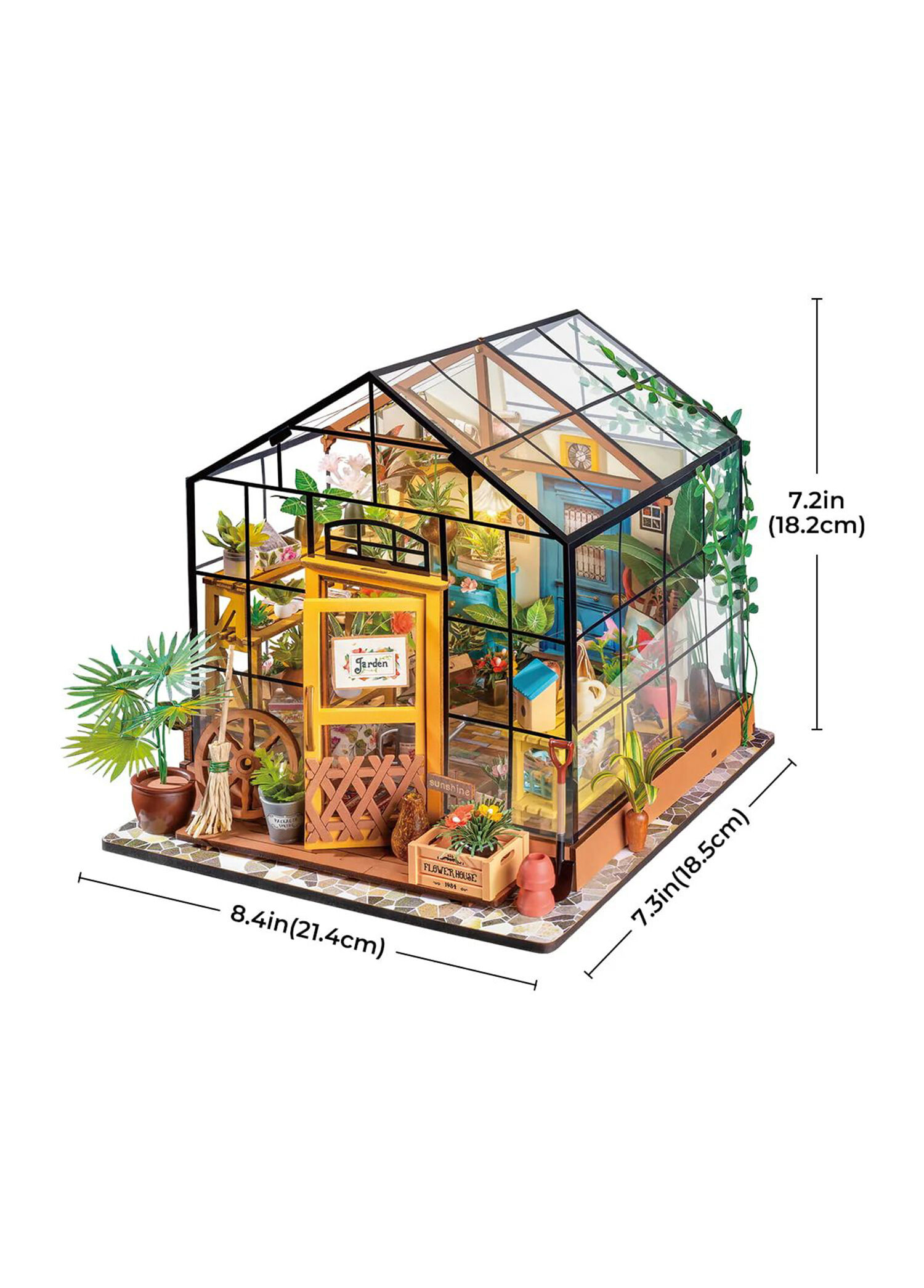 Robotime - Rolife Cathy's Flower House Kendin Yap Minyatür Maket
