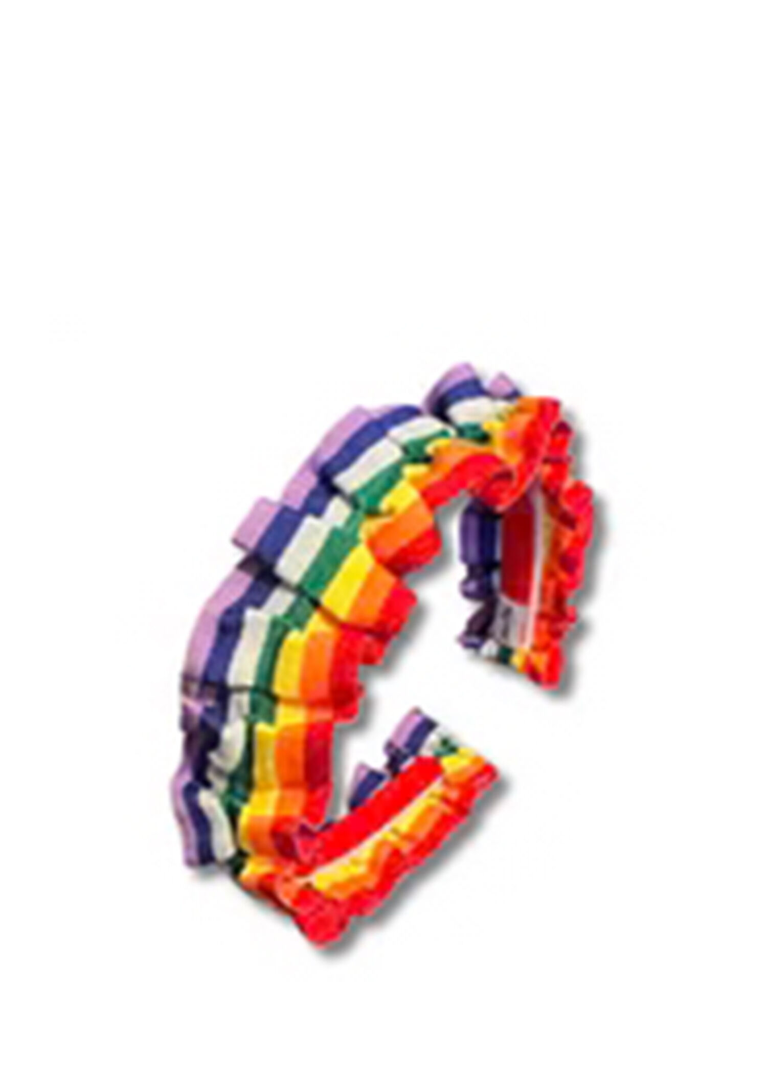 Rainbow Çok Renkli Kız Çocuk Taç