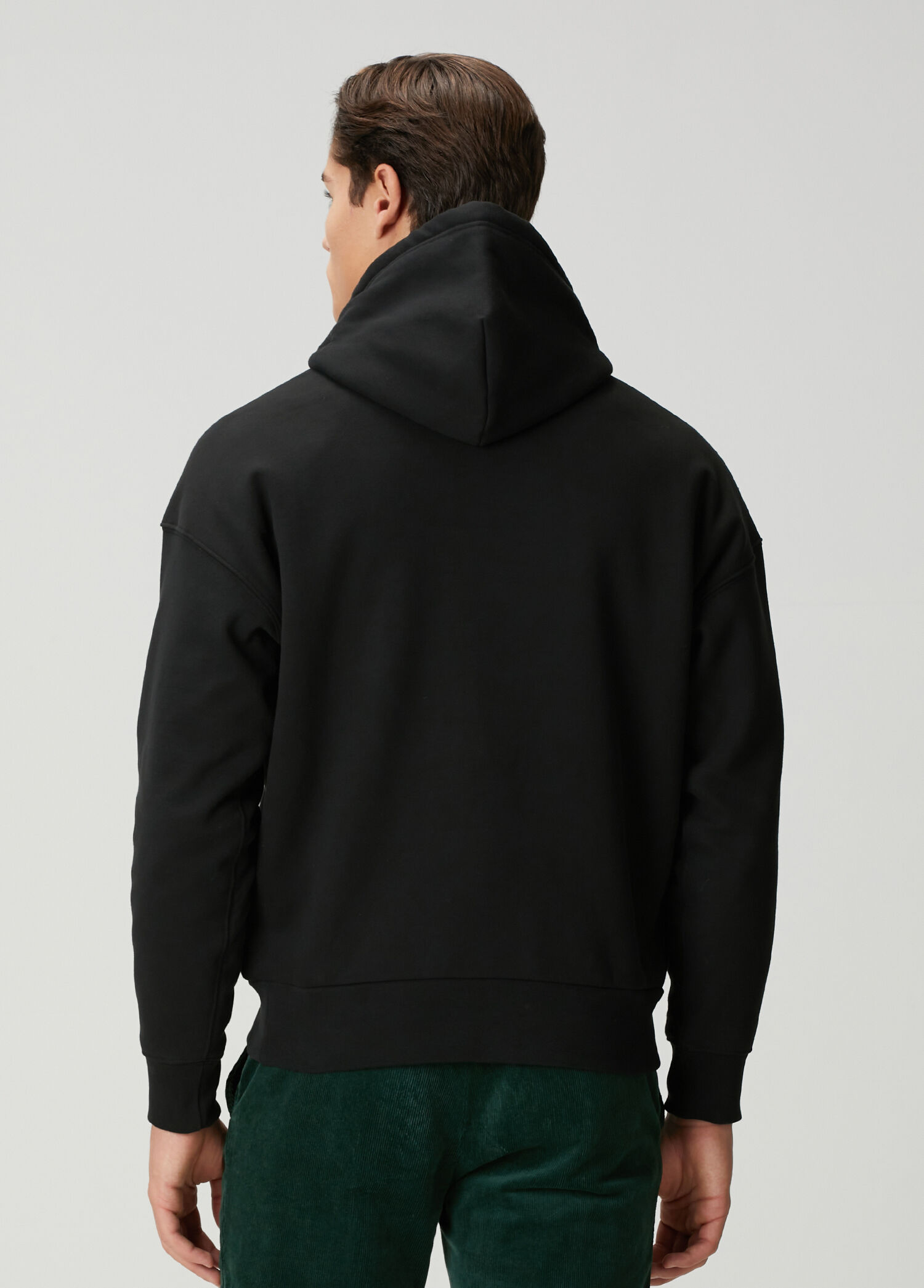 Polo Ralph Lauren - Siyah Kapüşonlu Logo Baskılı Sweatshirt - Siyah