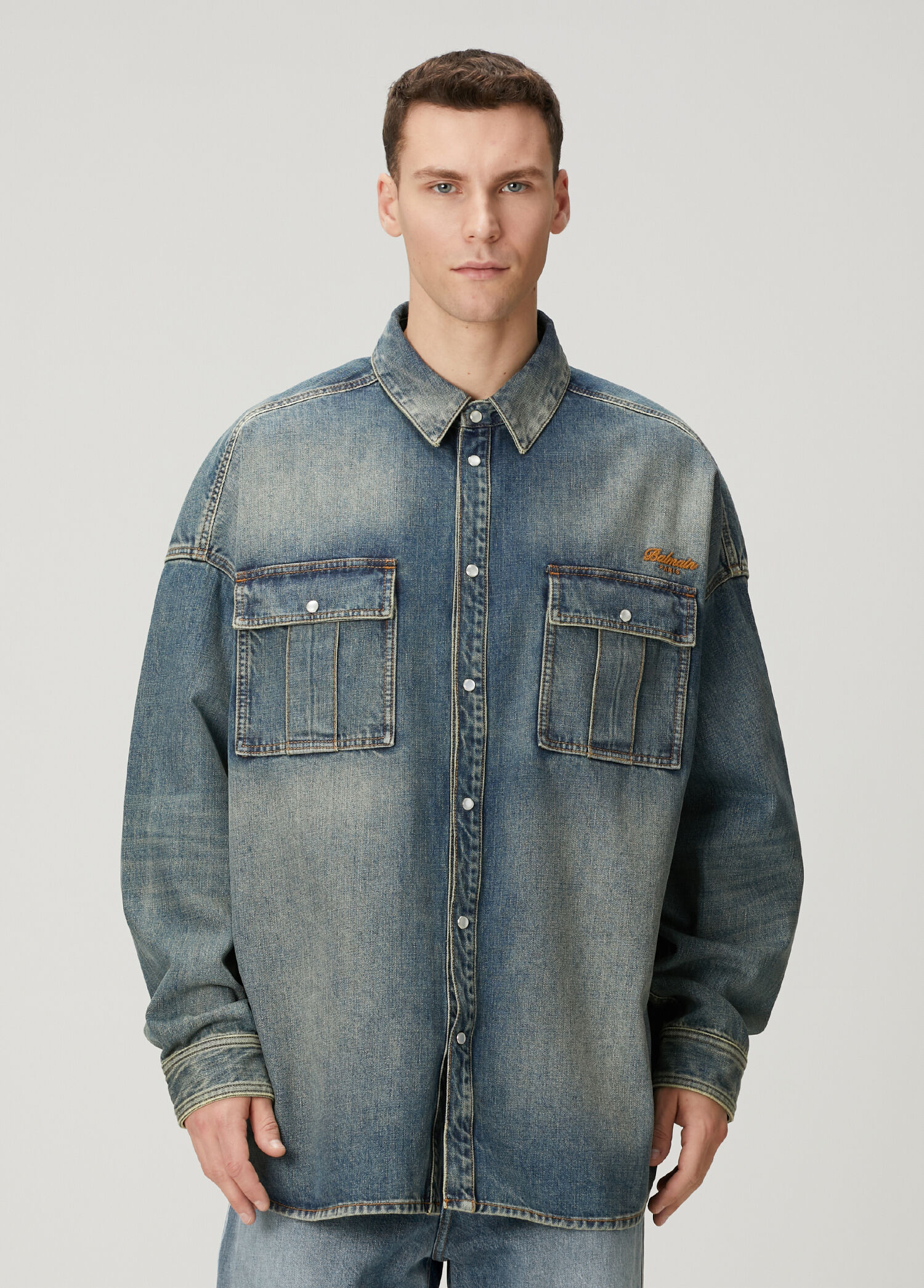 Lacivert Denim Gömlek
