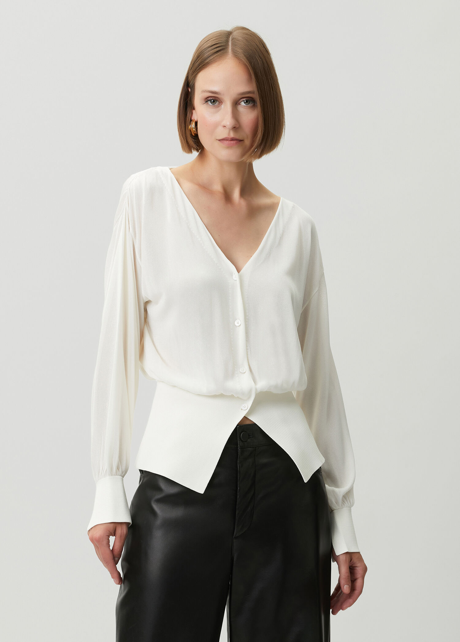 White Cardigan