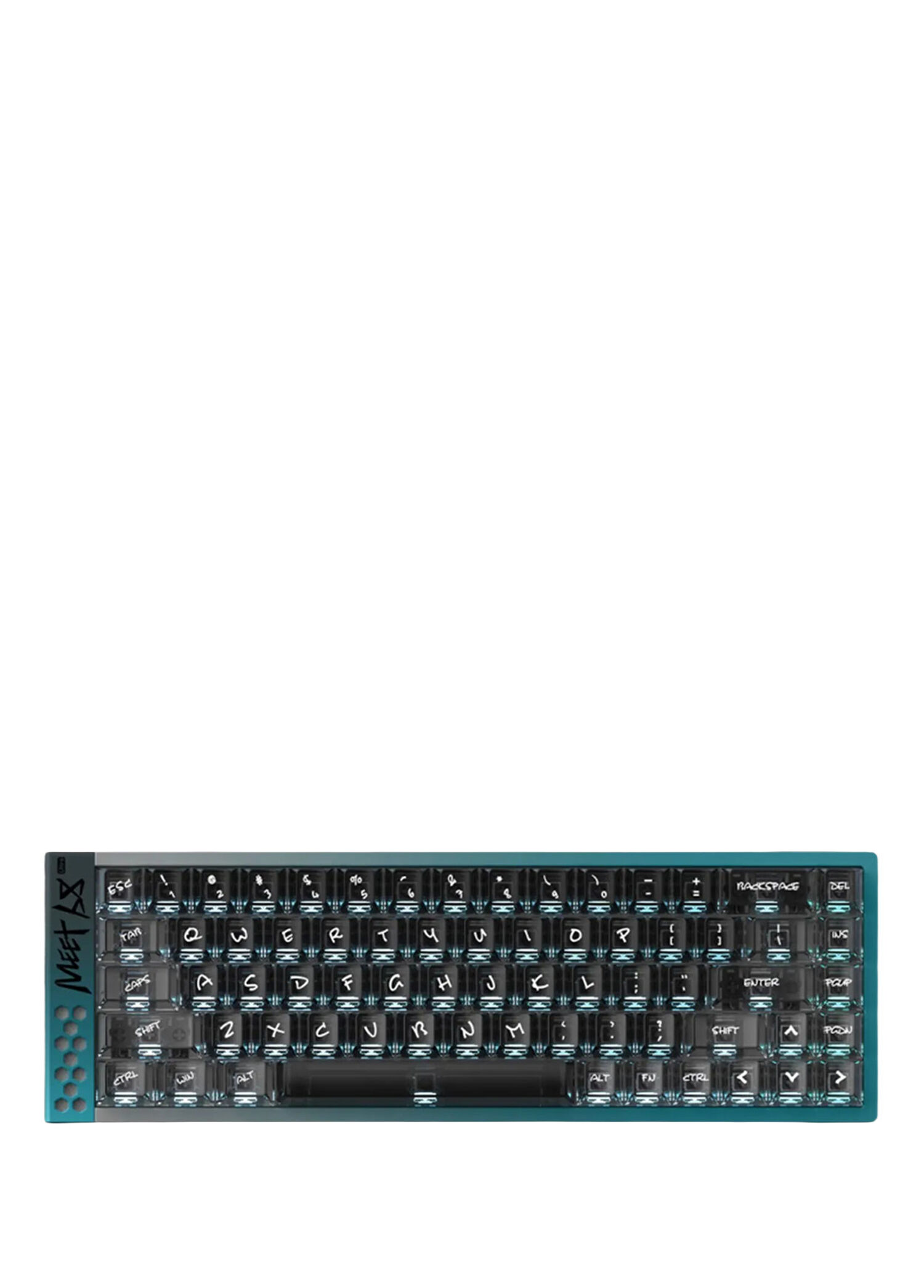 Meet68 Ultra Aurora Green %65 Omega Manyetik Switch 8K Hz Hall Effect Hotswap RGB İngilizce Mekanik Gaming Klavye