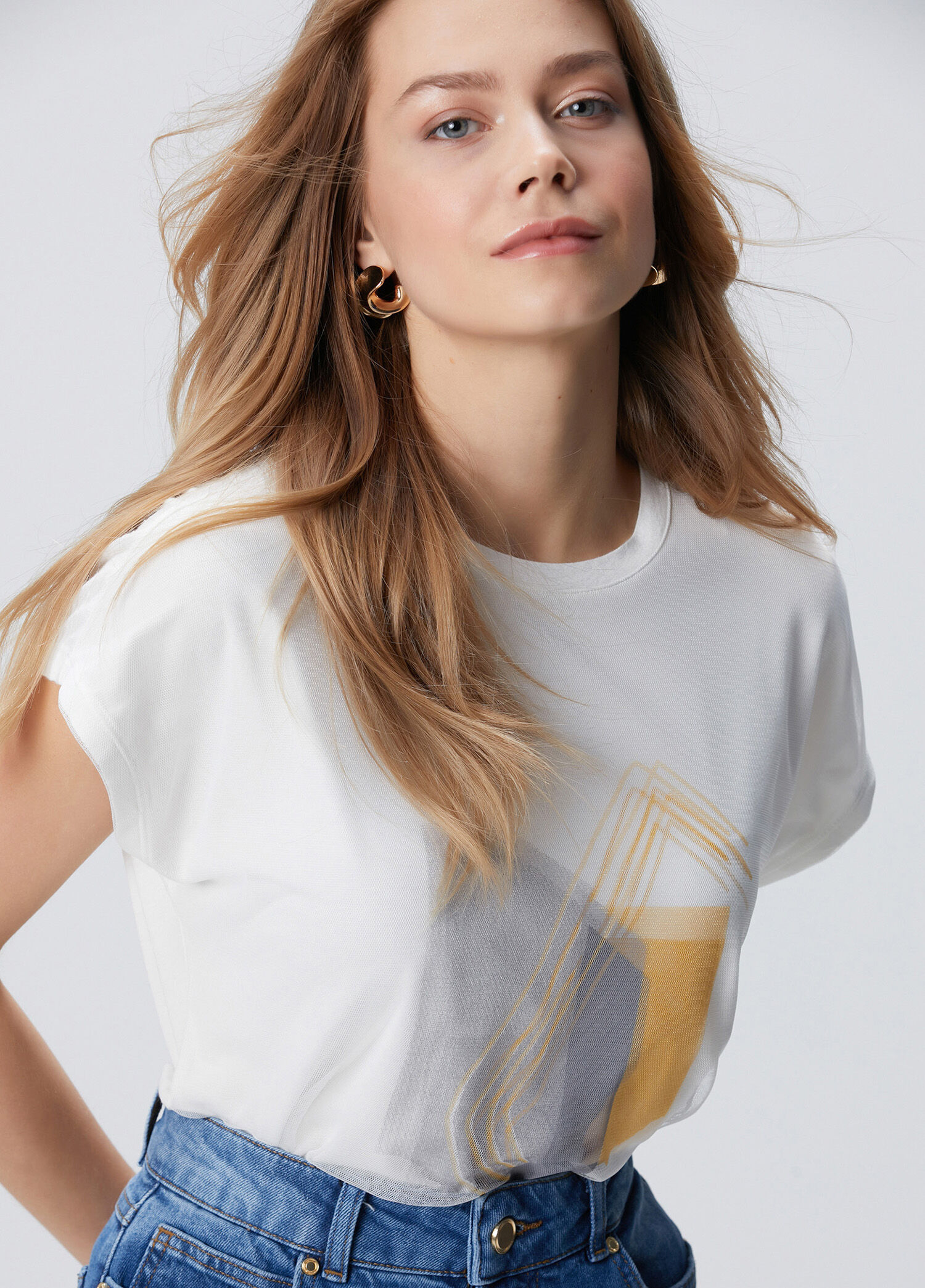 Kırık Beyaz T-shirt
