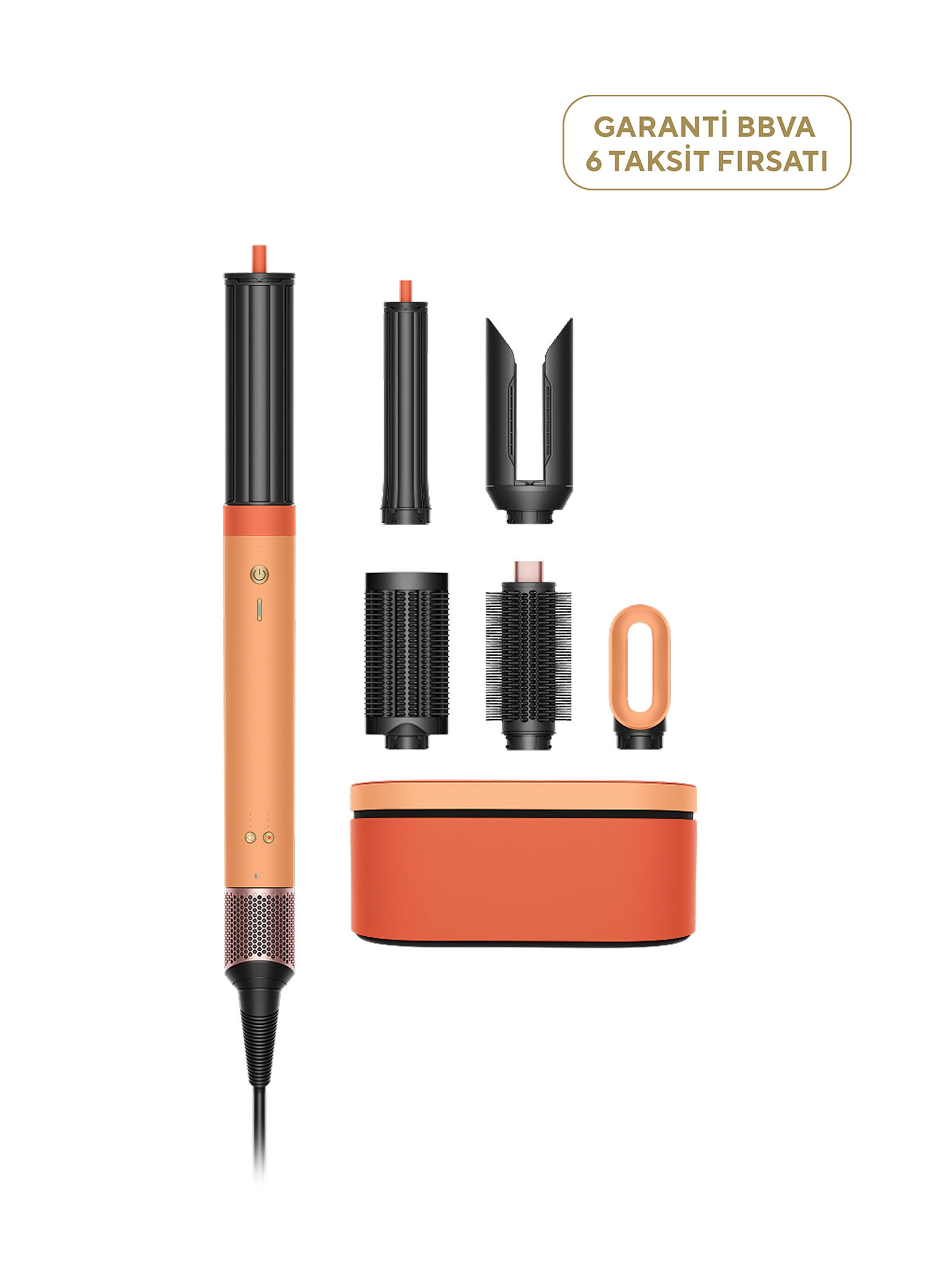 Airwrap Co-anda2x™ Saç Şekillendirme ve Kurutma Seti (Ceramic Apricot)