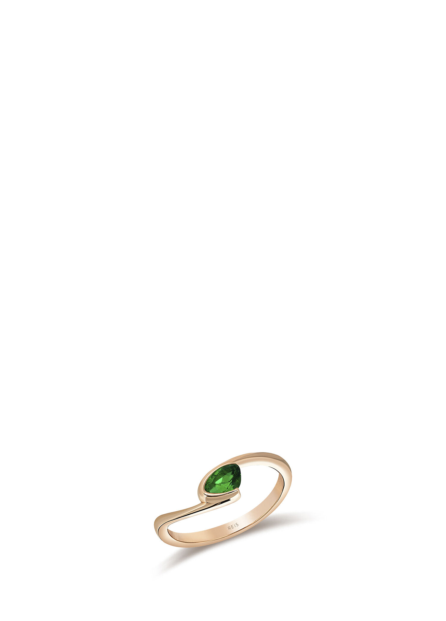Self Bond Green 14 Ayar Rose Gold Kadın Yüzük