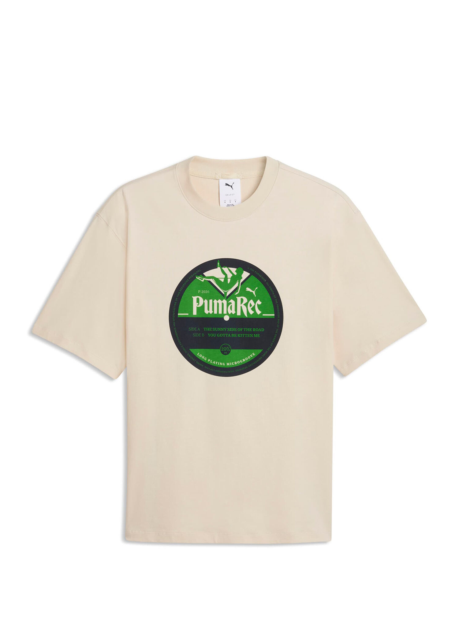 House of Graphics Record Alpine Snow Kısa Kollu Erkek T-Shirt