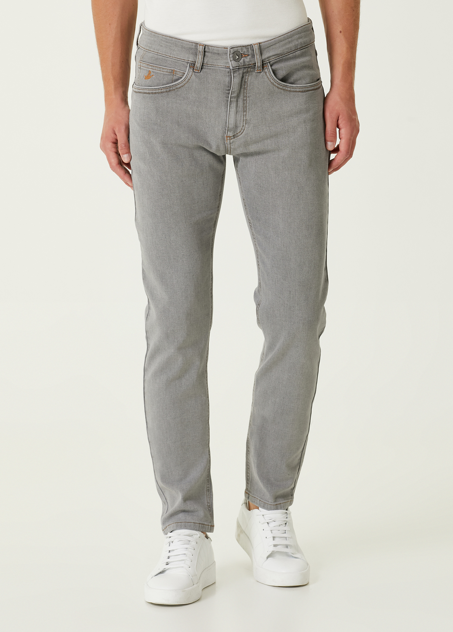 XSlim Fit Açık Gri Spor Pantolon_2